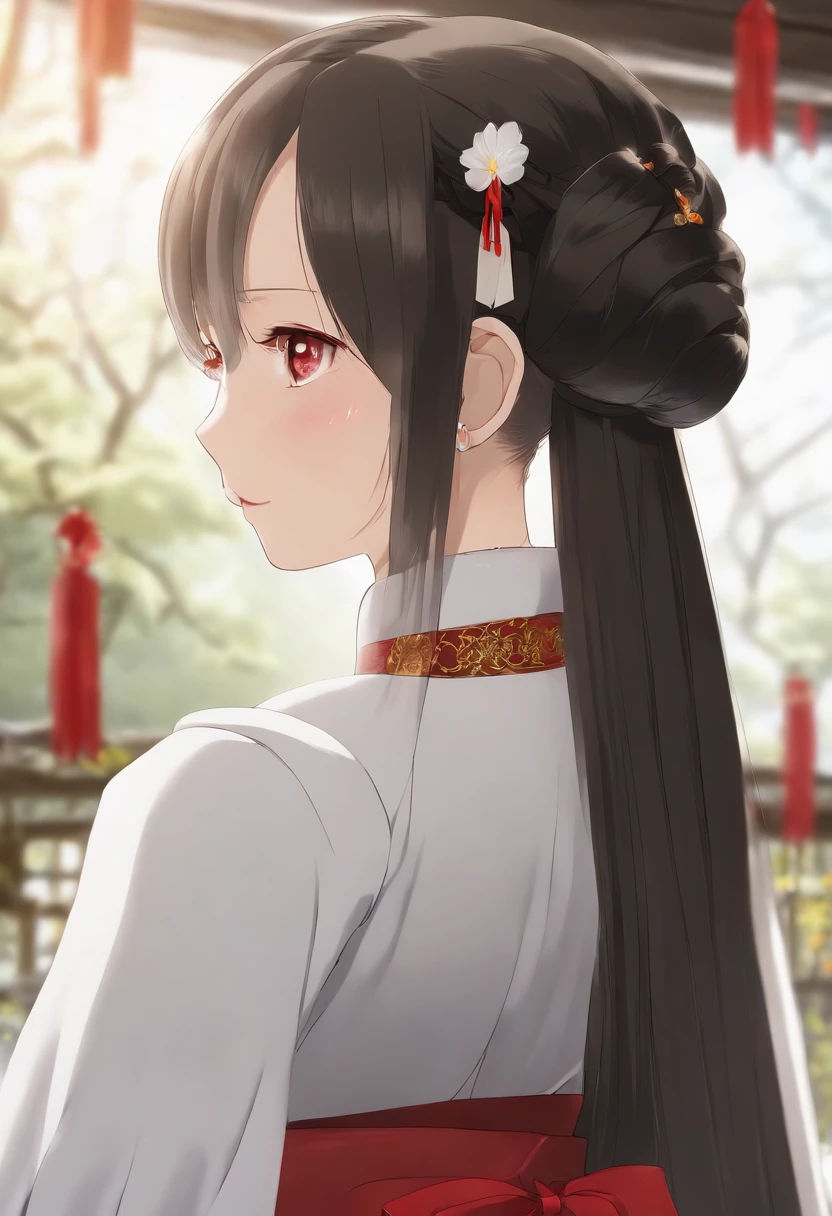 Kaguya Shinomiya, rabo de cavalo dobrado, testa, fita de cabelo, (olhos vermelhos:1.5), Red ribbon, fita, short hair, Fechaduras laterais,
Lengerie, back view, ultrasharp , 8K resolution, alta resolução! Alta prioridade, master part, Kaguya Shinomiya de Kaguya Sama, dobrando a bunda para o espectador, corpo lindamente moldado, bunda bonita , cara bonita , deitou-se de costas para o espectador
