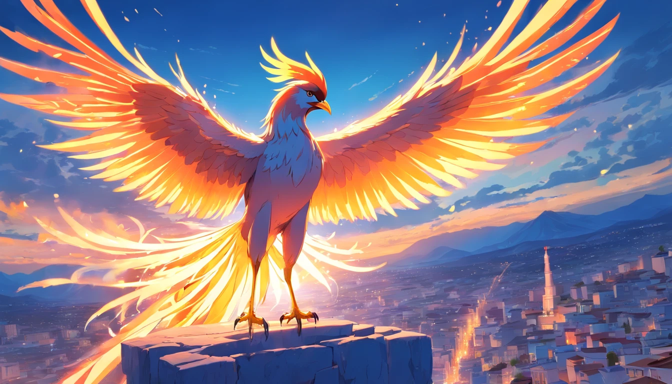 the phoenix, A Sacred Bird in Greek Mythology for Adult Book Coloring Page