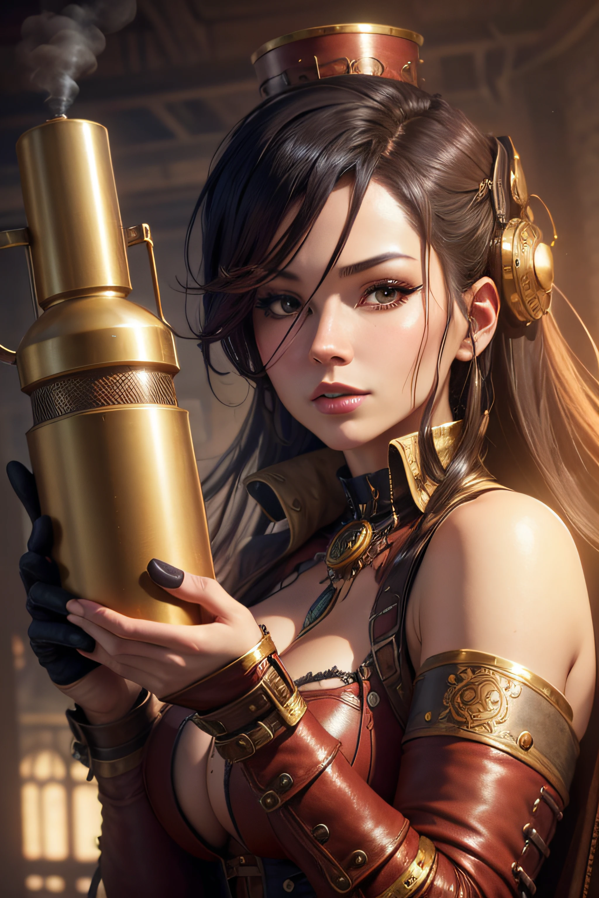 Boa Hancock, Steam Punk, wallpaper 3440x1440