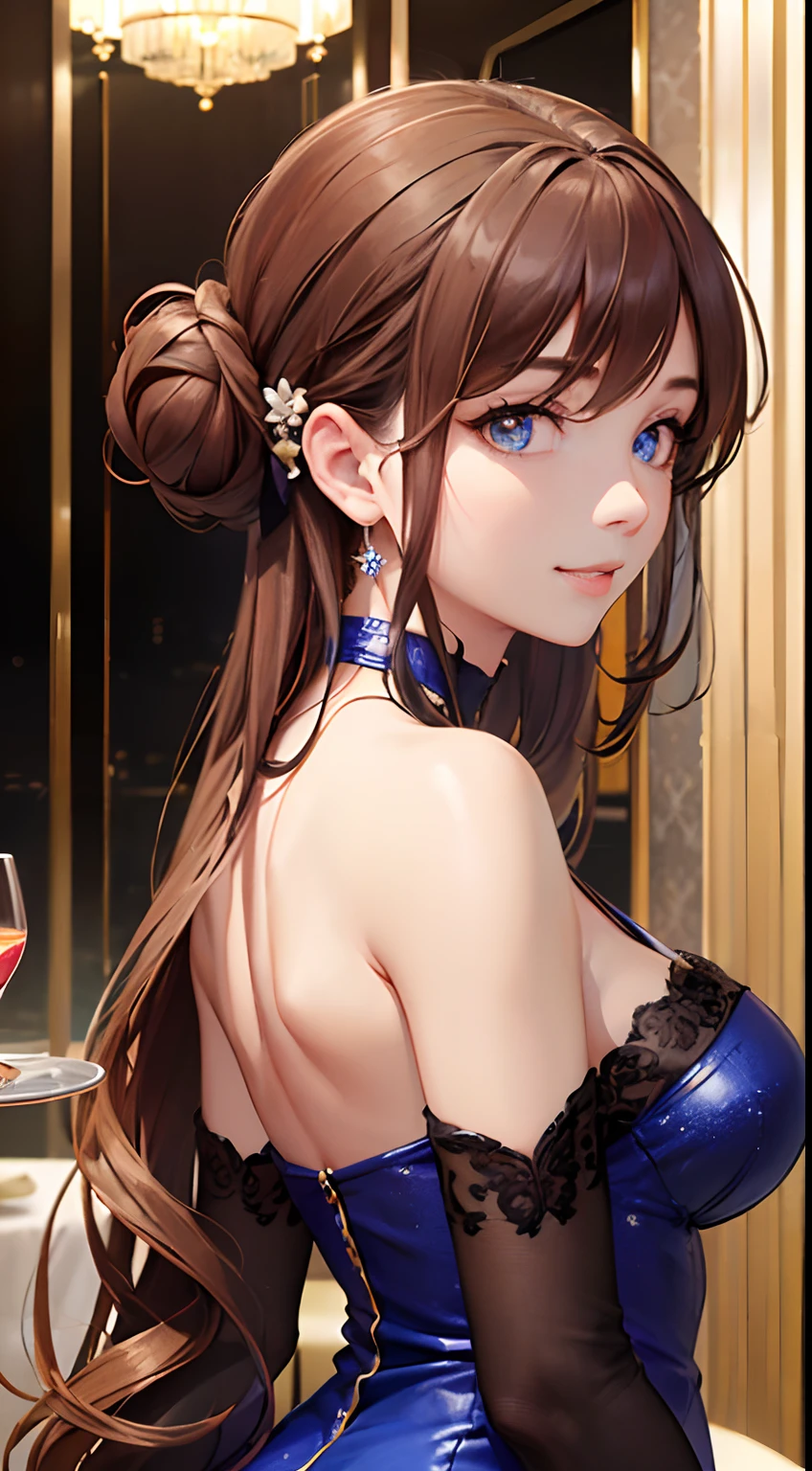 16K Ultra High Definition
Super Detailed
masterpiece
Glossy and detailed hair
Beautiful human woman with long brown hair、Blue Mesh、Very long lashes、lofty nose、
ultra gigantic tits、Amazing beautiful breasts、Maid Outfit
Dog Ears
Glossy skin
Red cheeks
Moist eyes and an embarrassed expression
Seduce with a bewitching smile
The background is the living room