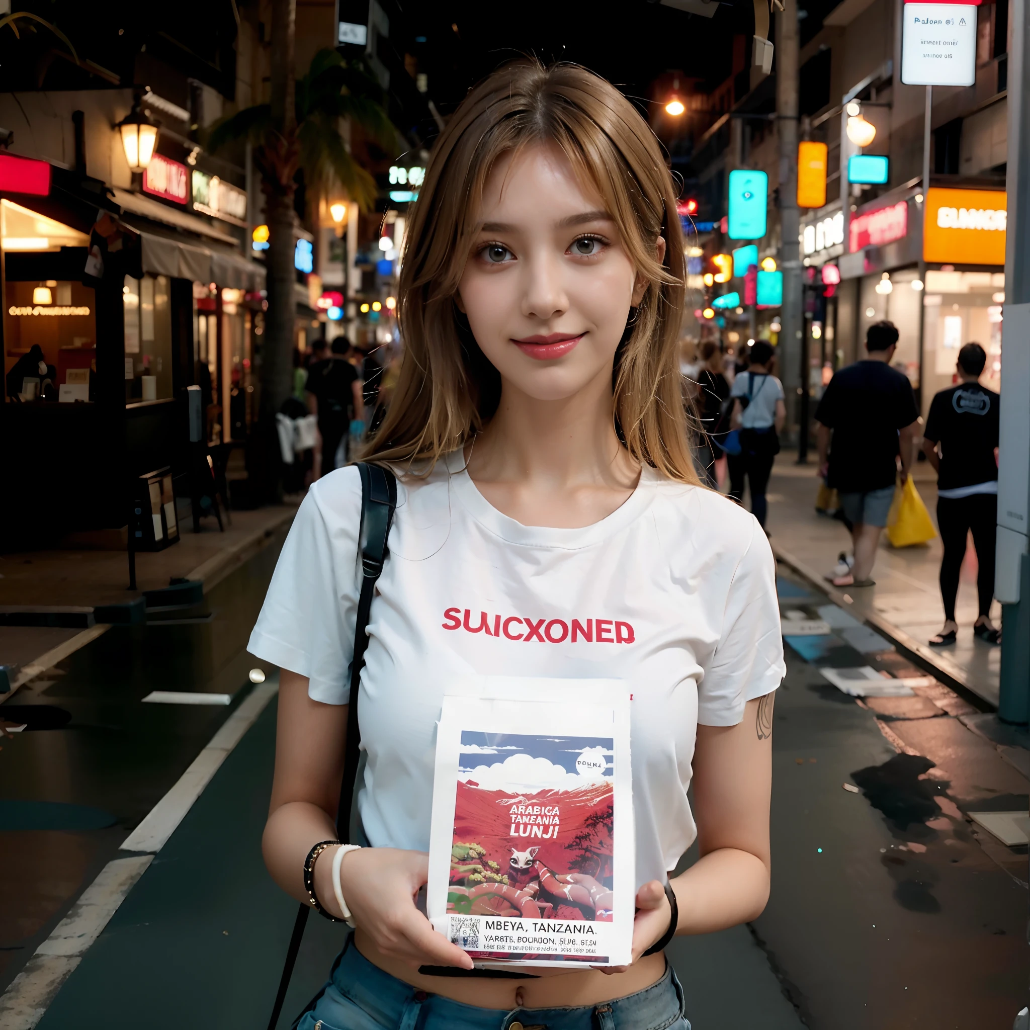 Chic face girl no make up sweating, Golden brown hair with blonde highlights color hair after rain condition , messy hair looks too hot too handle, UHD