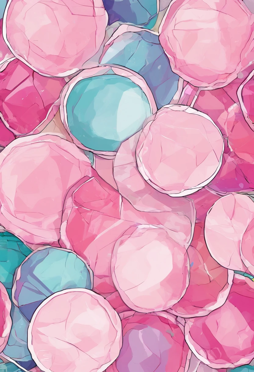 Produce an exquisite image of Rose Quartz, showcasing its gentle, loving energy in a high-resolution, close-up shot against a flawless white backdrop. Ensure it exudes a 4K realistic charm