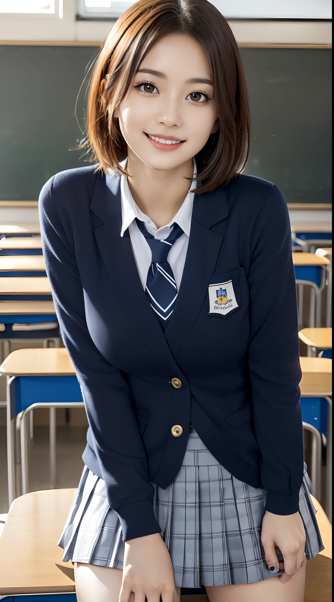 (Raw foto:1.2), (Photorealsitic:1.4), a beautiful detailed girl, japanes、School、‎Classroom、2 legs、2 arms、extremely detailed eye and face, beatiful detailed eyes、Panchira、Fat、Glamour、plumw、 Panchira、pantiy、full body Esbian、Underpants、Show Pants、Sit up、Ridiculous, unbelievable Ridiculous, huge filesize, ultra-detailliert, hight resolution, ighly detailed, top-quality, ​masterpiece, Kemomimi, ((Japanese girls' high school uniform)),, ighly detailed, nffsw, unification, 8k wallpaper, magnifica, finely detail, ​masterpiece, top-quality, Highly detailed ticker uniform 8K wallpaper, Light on the Face、电影灯光、a 18 year old girl、A smile、Raw feet、a miniskirt