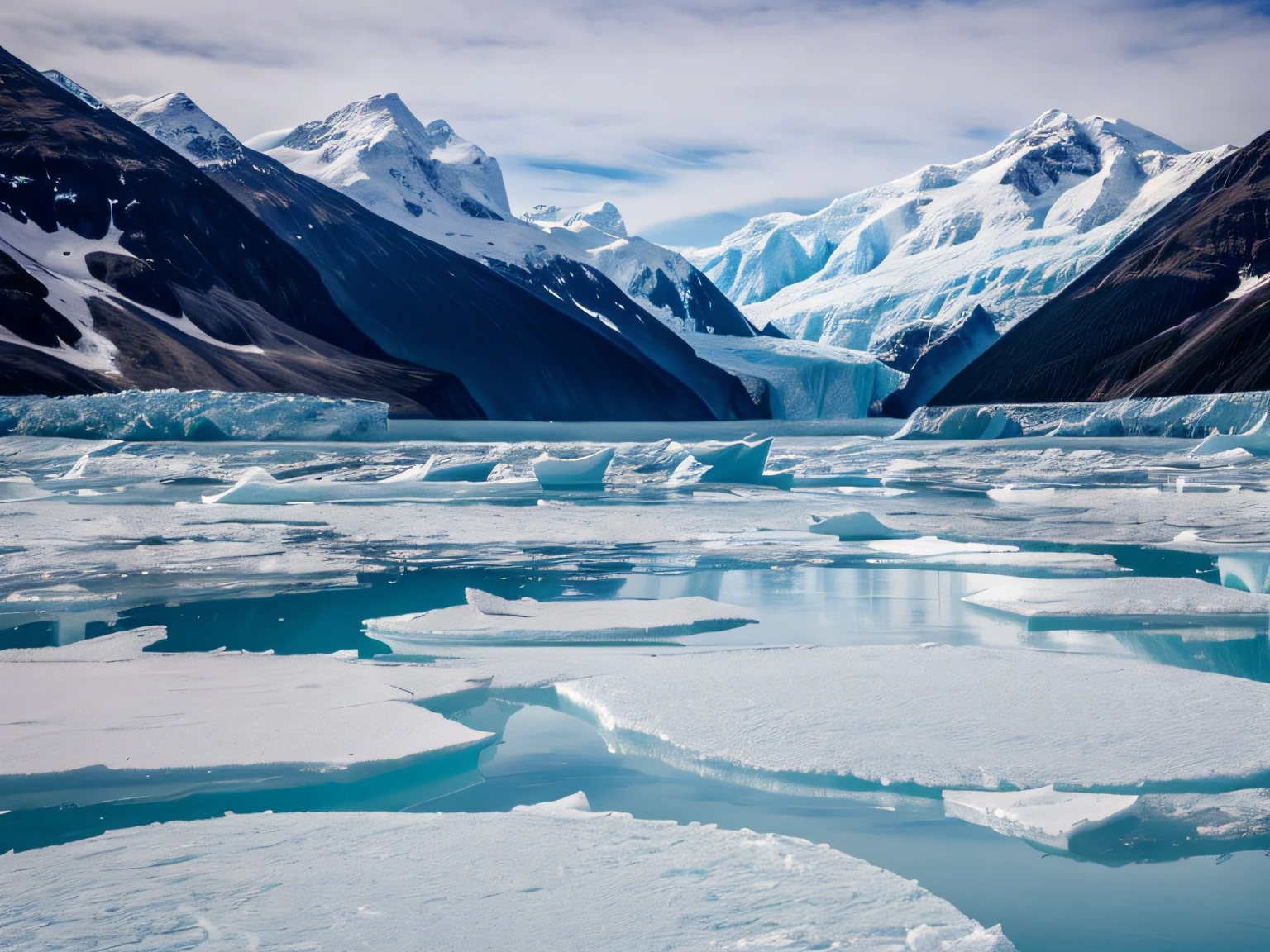 foto real, oso polar blanco en un glaciar, alta calidad, alta definicion, uhd, 8k