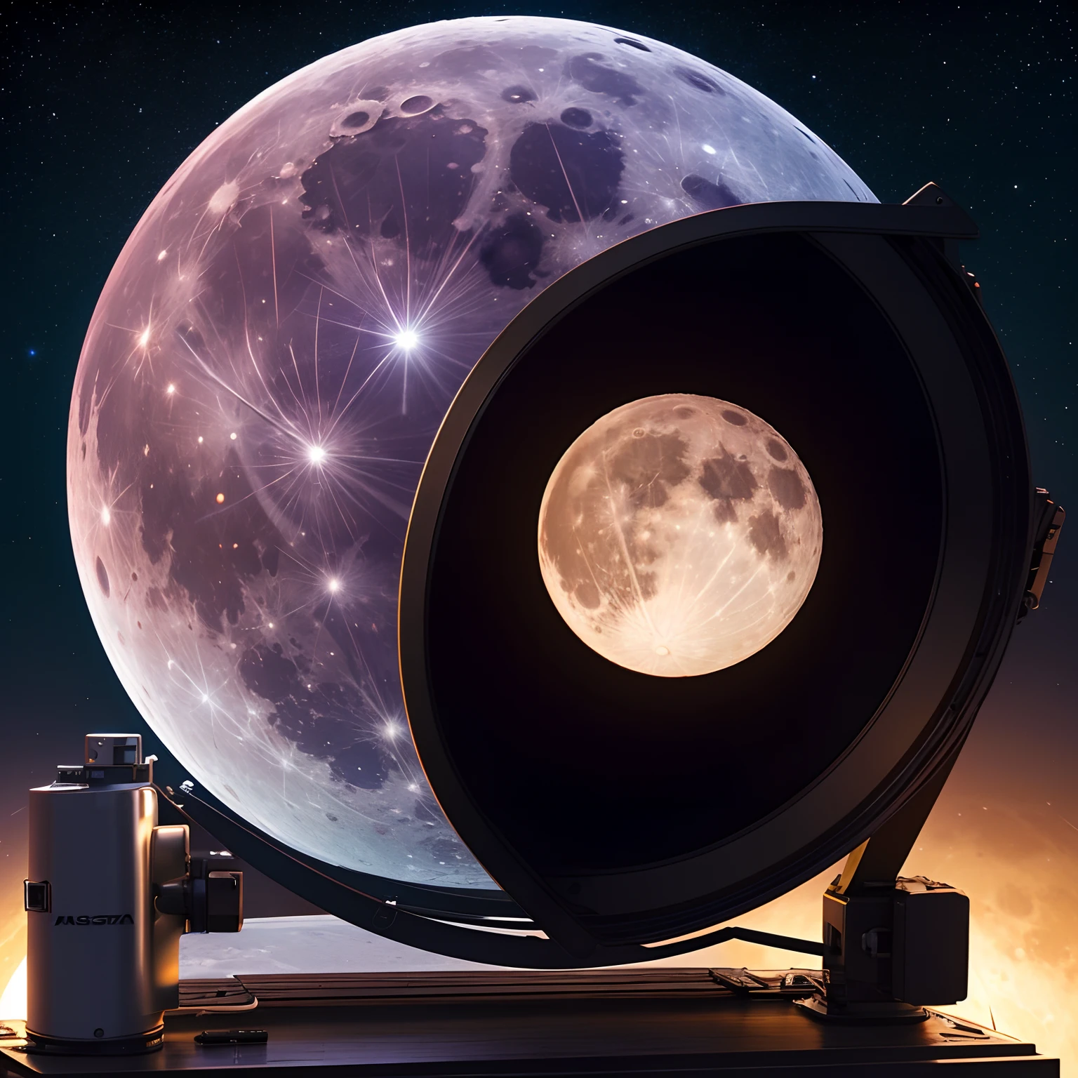 Detailed full frame, photorealistic Nasa shot of a real full moon, real color, 64k, Masterpiece