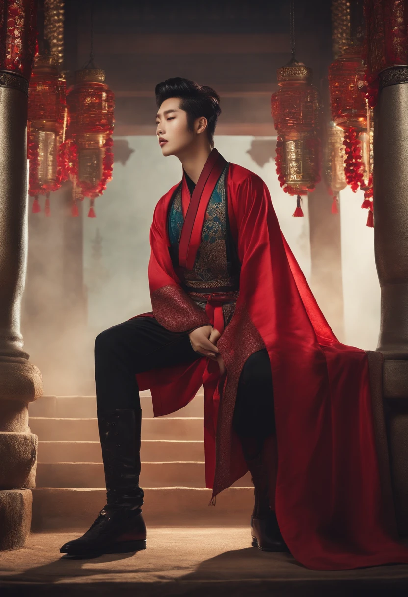 Asiatisch,Realistisch,Kpop-Idol, Muskulatur