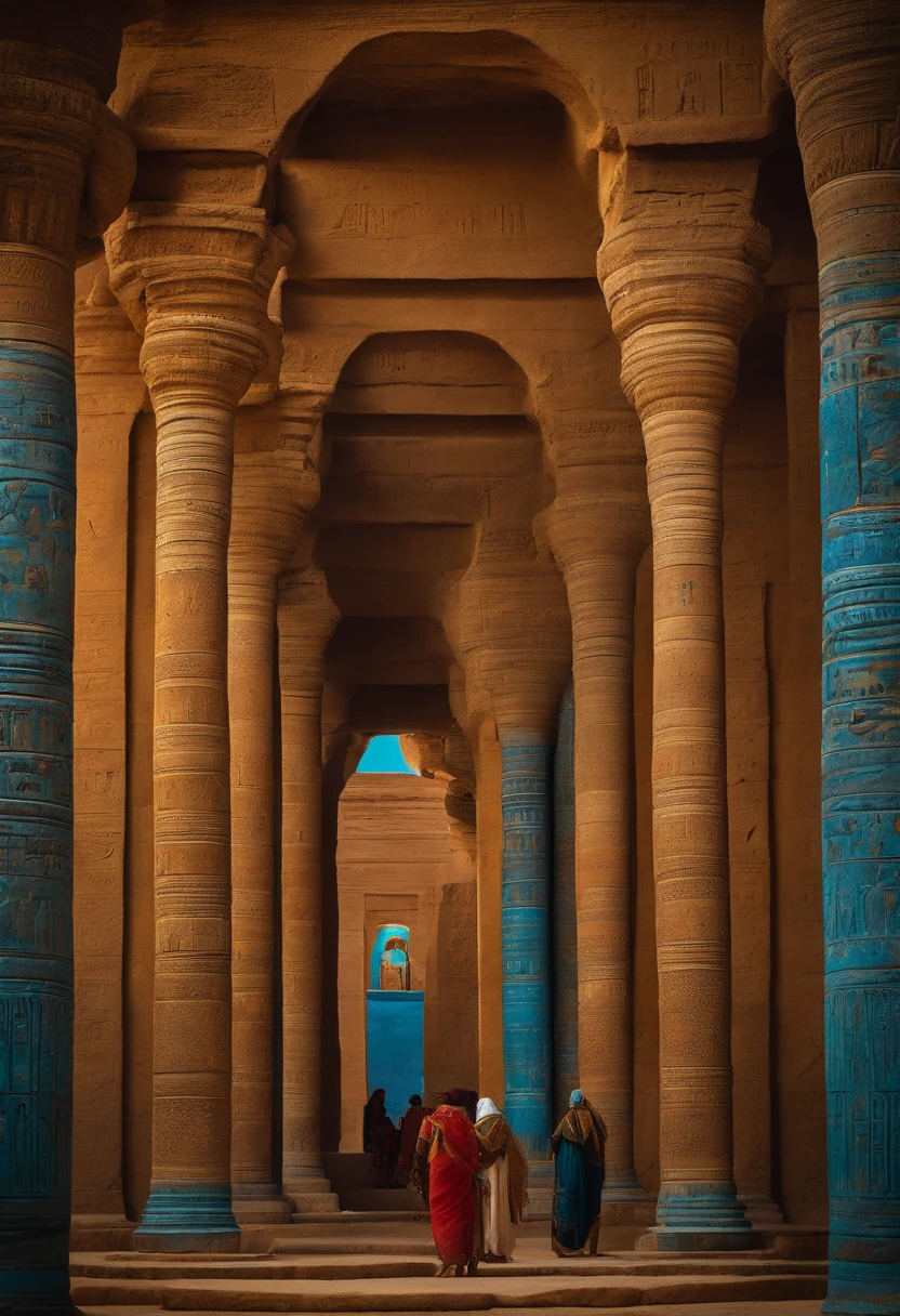 momia de egipto en el suelo