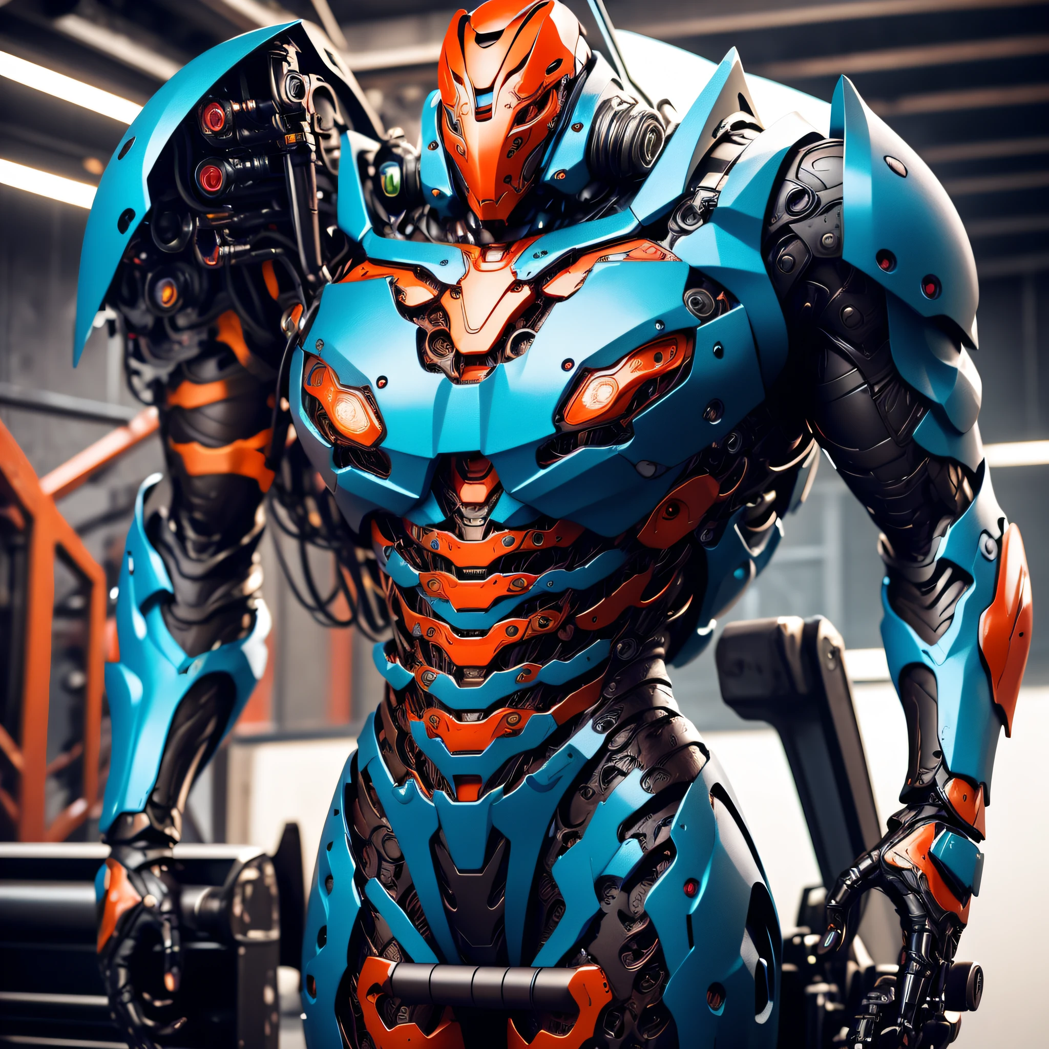 https://th.bing.com/th/id/OIG.p2IDpGVBvqU9MCukGMlI?pid=ImgGn a metal Fembot, female bodybuilder physique form, In the style of acrobat, transparent skin, carbon fiber and titanium textures, multi colored intricate detailed muscle fibers, Natural Fractal armor, 3d rendered, red green and blue, photorealistic, vivid colors, cyberpunk, super strength