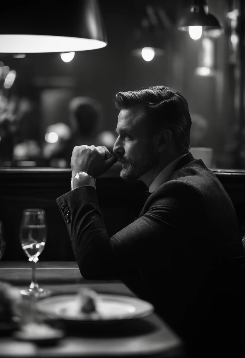 homme noir restaurant