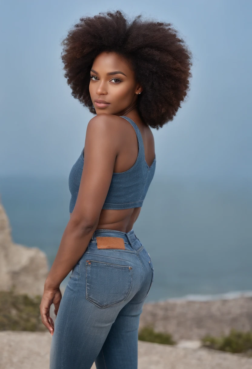 ((Peau africaine foncée, peau d'ébène très profonde)), ((Its beauty is undeniable)), ((Excited cute face)), ((Hyper-detailed perfect eyes,)), ((Linda pose)), ((Langue de sortie)), ((seducer )), sexy, (( Sweat à capuche Nike, Shorts tribunaux sexy)), ((Queue de cheval afro avec de longs cheveux africains bouclés,)), (( peau)), (( gros seins )), ((se lever, vue de face)), ((Touchez vos propres jambes dans une pose sexy)), ((dehors, Ville publique)), CGI to be precise, photorealistic, high detail, Realistic, chef-d'artwork, absurde, la meilleure qualité, HDR, high quality, HD, extremely detailed, Fond d'8k screen, intricate details, 8k euh, Full HD, (photo realistic:1.2), contraste, lighting intense, kinematics'lighting, natural light, hard light, Contre-Jour, global lighting, occlusion ambiante