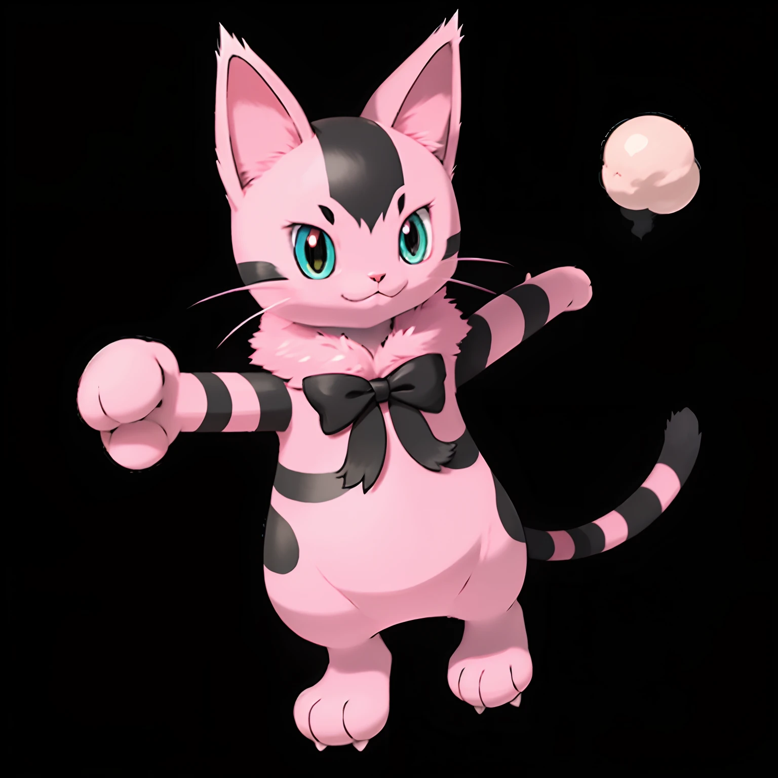 pokemon, cat, pink