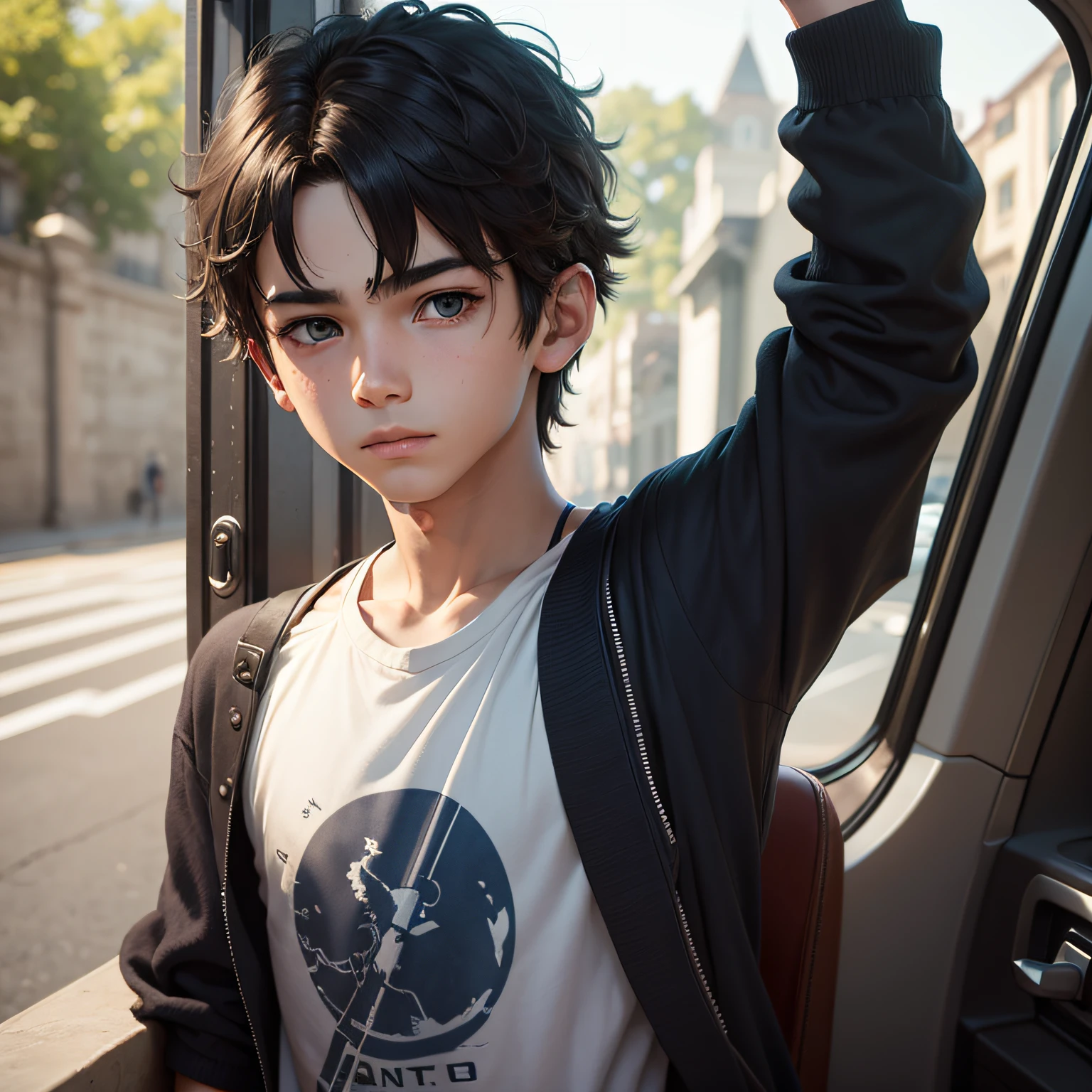 A boy's avatar who yearns for freedom --auto