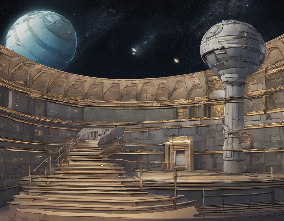 an award winning picture, RAW, Photograph magazine quality, photorealism, picture of a planetarium at night, you see the (planetarium: 1.5) and the epic sized (telescope: 1.3), many windows, some windows, are lit, the building stands on a grassy hill, the Planetarium is built in a Goth castle, the telescope comes out of one of the towers, its night time and its stormy, there is lightning in the sky, no moon, but many stars in the sky, dynamic background 16K, RAW, ultra wide shot, photorealism, depth of field, hyper realistic,
Waiting to start
