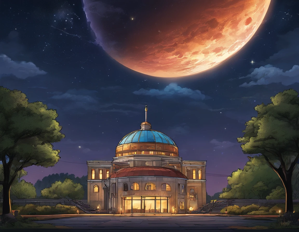 an award winning picture, RAW, Photograph magazine quality, photorealism, picture of a planetarium at night, you see the (planetarium: 1.5) and the epic sized (telescope: 1.3), many windows, some windows, are lit, the building stands on a grassy hill, the Planetarium is built in a Goth castle, the telescope comes out of one of the towers, its night time and its stormy, there is lightning in the sky, no moon, but many stars in the sky, dynamic background 16K, RAW, ultra wide shot, photorealism, depth of field, hyper realistic,
Waiting to start