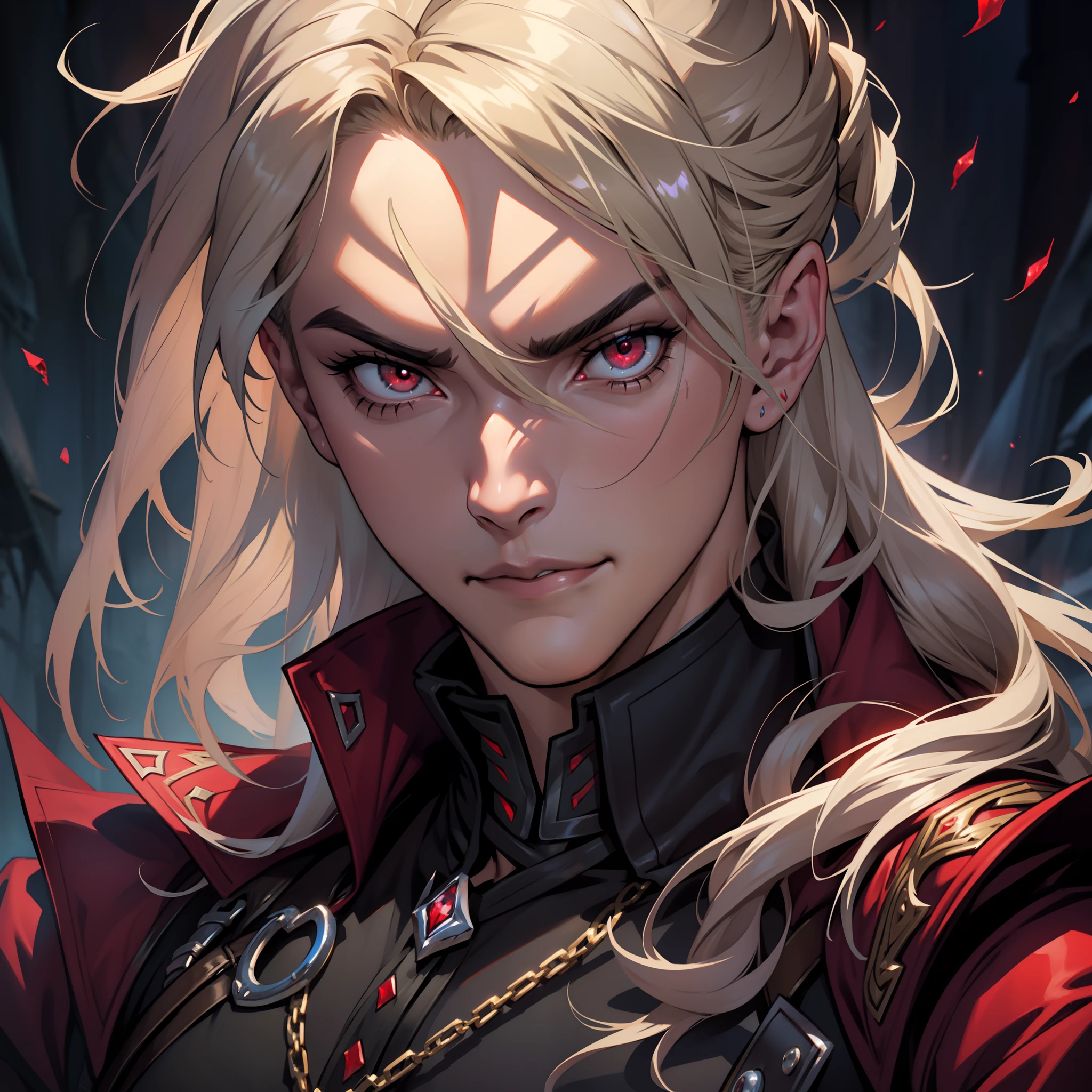 Castlevania Lord of Shadows hyper realistic super detailed face portrait zoom sexy sexy sexy sexy sexy eyes sexy crystal red eyes mast face beautiful mature face 40 years muscular zoom on face