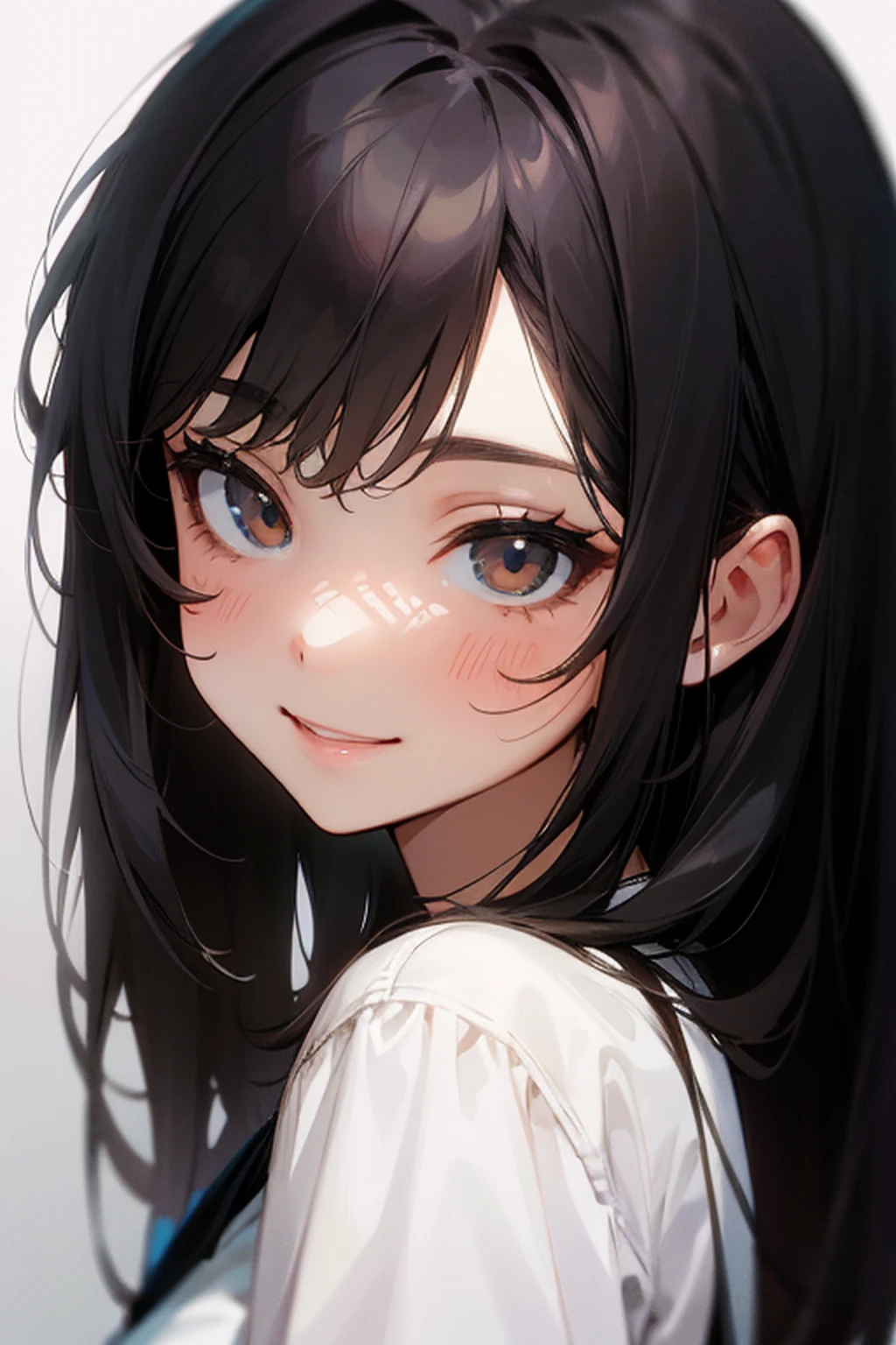 Smile gently