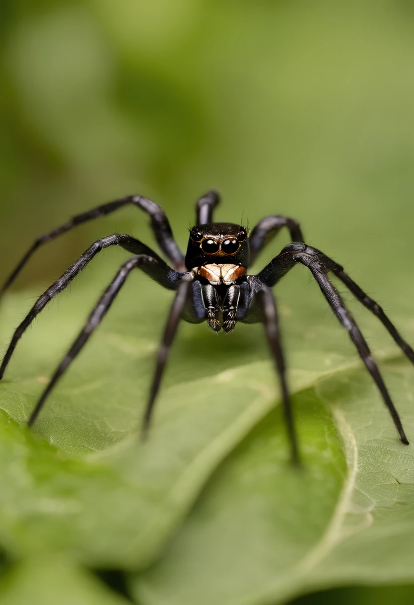 spider:2 Amara is a colossal spider, towering at an astounding 20 feet in height. Her upper body resembles that of a giant spider, with an iridescent exoskeleton, multiple pairs of obsidian-black eyes, and semi-transparent wings. Her lower body is a continuation of her arachnid form, featuring a bulbous, segmented abdomen and eight long, agile legs that enable her to move gracefully both on the ground and in the air. spider:3 spider:4