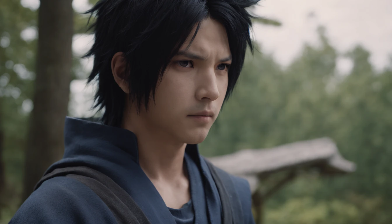sasuke uchiha como um humano