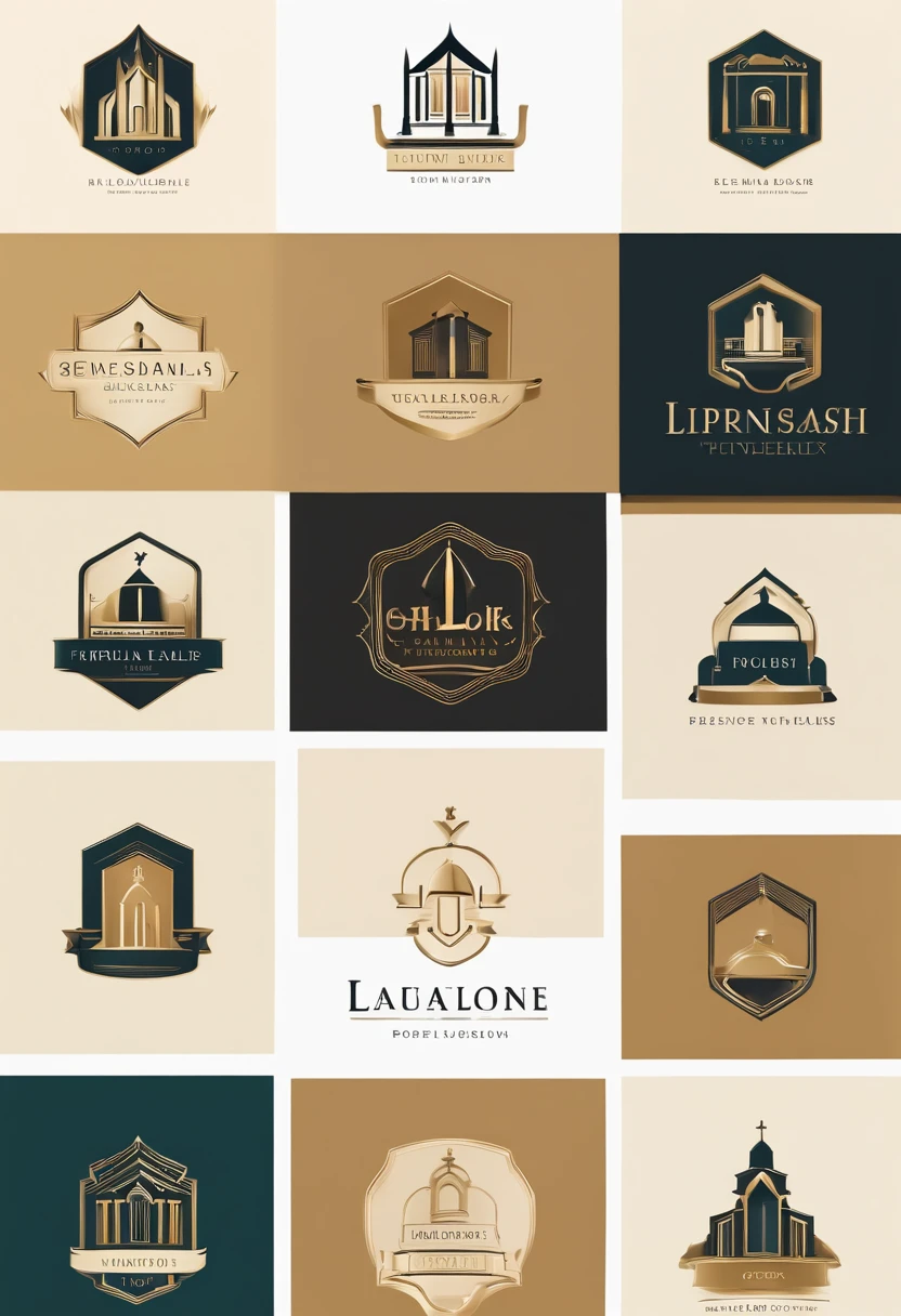 A set of four logos for a property, arte vetorial do logotipo minimalista, design de conceito de logotipo, design de logotipo profissional, logotipo minimalista, design de logotipo, design de logotipo limpo, arte vetorial do logotipo, design de logotipo, Minimalist logo without text, Casas, identidade de marca, casas pequenas, logotipo em estilo abstrato, logotipo profissional, SVG minimalista, logotipo simples, megaedifícios