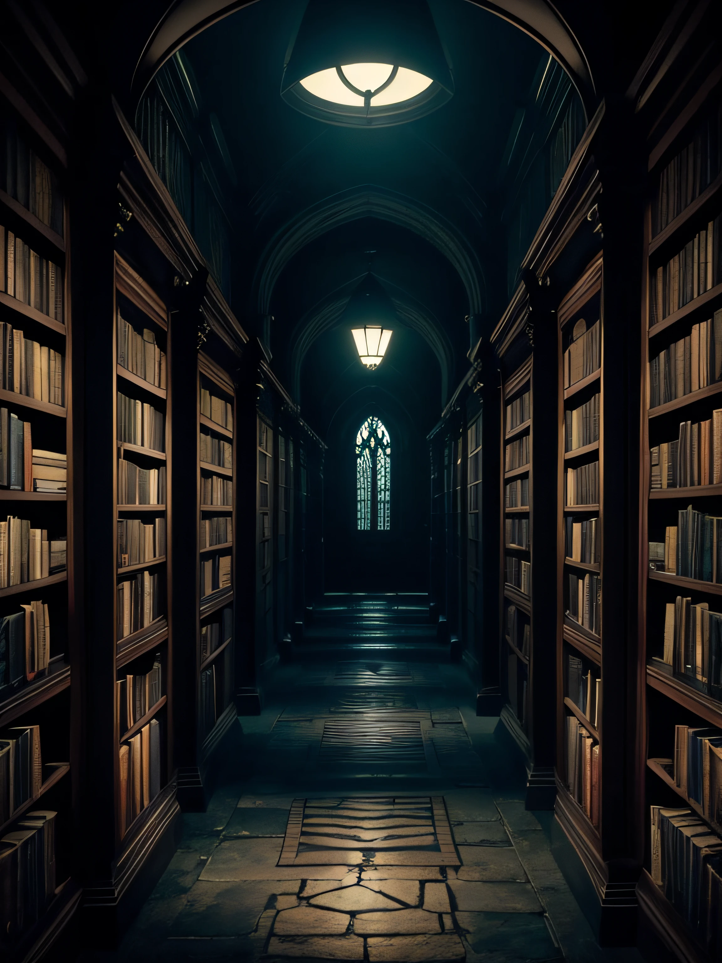 best quality,ultra-detailed,realistic,photorealistic,biblioteca,corredor,bookshelves,figura humana,owl's head,scary,dark fantasy,estantes de livro,corredor iluminado,sinister atmosphere,ominous shadow,old and dusty books,antique furniture,mysterious aura,eerie lighting,haunting presence,secretive ambiance,gothic vibes,hidden knowledge,whispering voices,enchanted atmosphere,spooky vibes,bibliophile's haven,desolate corridor,labyrinth of literature,hidden passages,mystical allure of books,forbidden knowledge,hauntingly beautiful,nightmarish scene,gloomy ambiance,dark secrets unveiled,antediluvian texts,dreadful ambiance,enchanted books,lurking mystery,darkness descends,portal to another world,dark enchantment,curiosity's playground,otherworldly presence,sinister whispers.