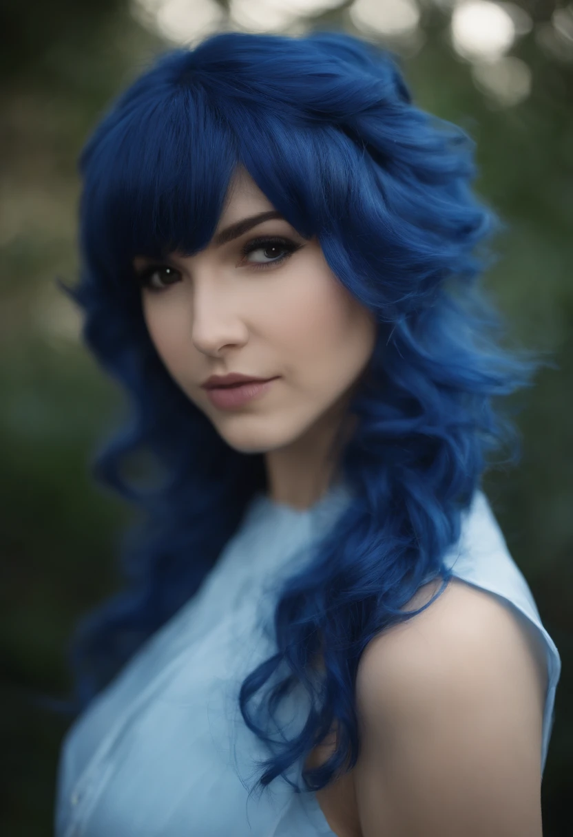 ((16 Noites Sakiya)), ((Projeto Touhou)), Cosplay, Mulher de 20 anos, (((cabelos grisalhos)), ((medium spiky hair)), ((roupa de empregada azul)), ((blusa branca)), mid chest, (Luz)))), (Posar))), (foto fotorrealista: 1.3), Rim lighting, (pele de alto detalhe:1.2), 8k UHD, DSLR, alta qualidade, high resolution, 4k, 8k, Bokeh, Absurdidade, best ratio four finger and one thumb, (real:1.3), Mais bonito 1 , Muitas facas