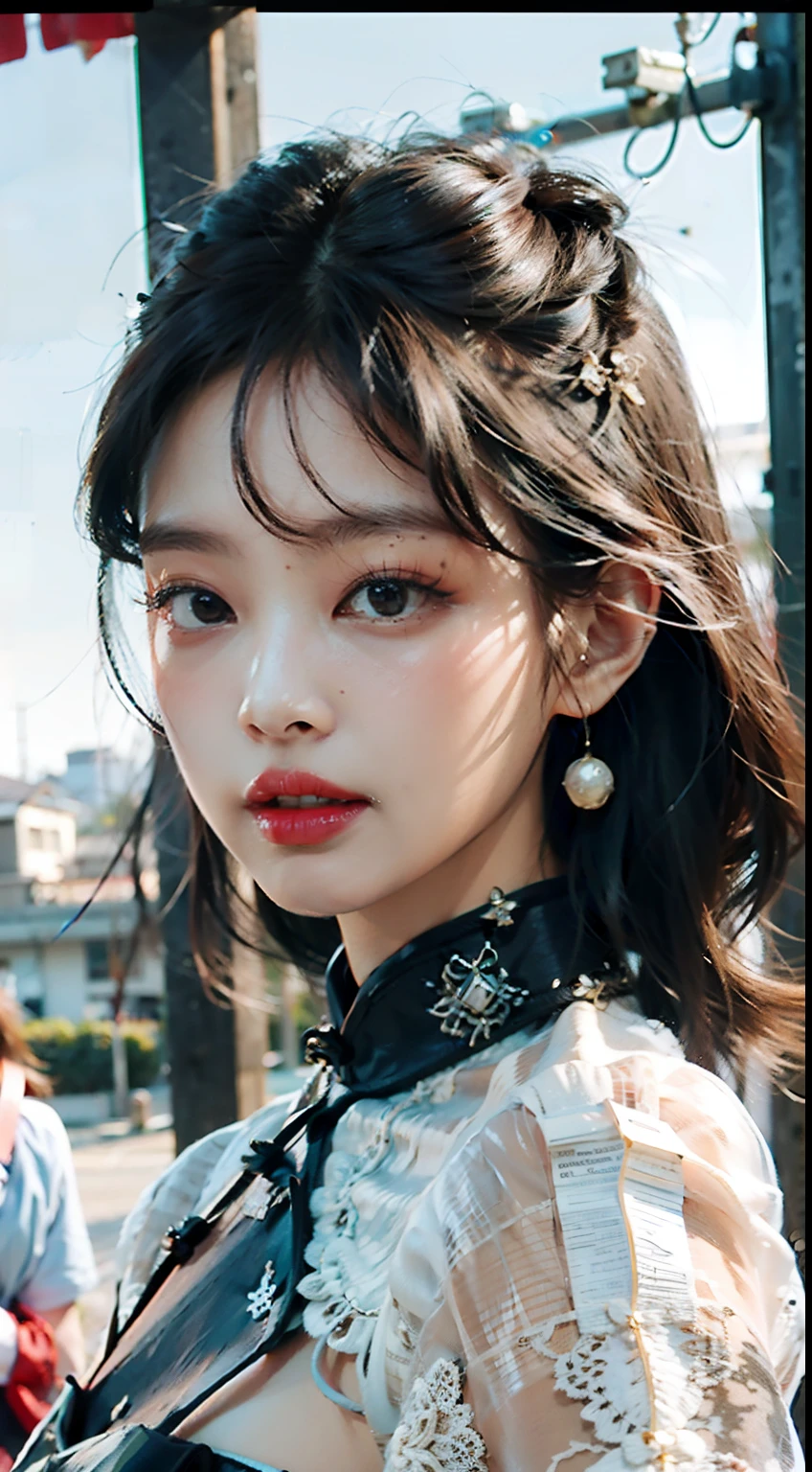 ((master part)), ((High detail)), fotografia de,fotografia real,1 Cheongsam , vestindo cheongsam,Cheongsam sedoso,Cheongsam sedoso,((ultra-detalhado)),((rosto delicado)), belos olhos detalhados, (Luz alta,gradient hair),cabelos longos, cabelos flutuantes, ,cabelo...