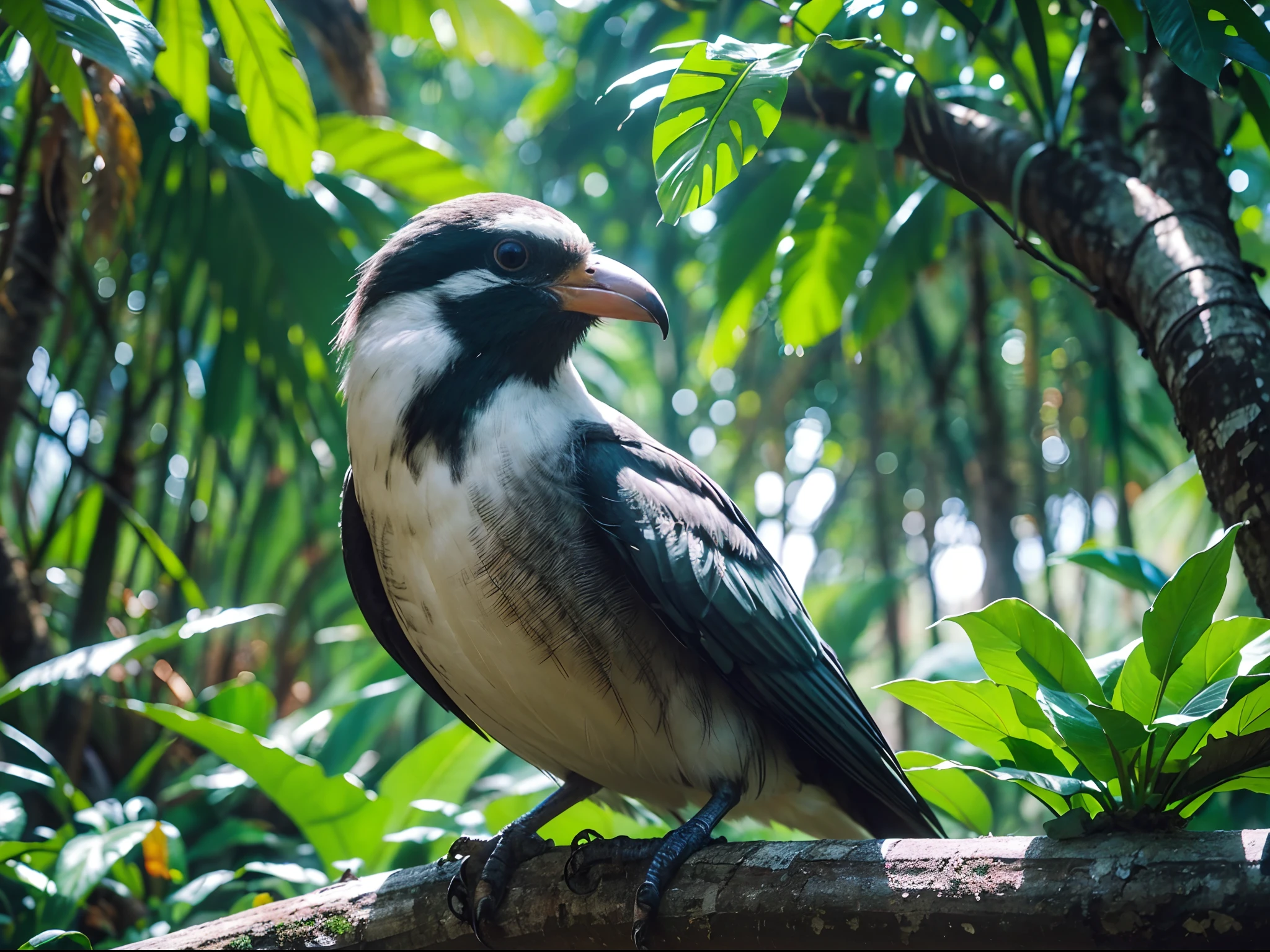 (bird:tropical,primer plano:1.2,De color,multicolor:1.1,plumaje:1.1,cabeza:1.2,Jungla,selva,Flora,follaje,verdor,Naturaleza:1.1)

(La mejor calidad,4k,Altas Resoluciones,Obra maestra:1.2),Ultra detallado,(realista,fotorrealista,fotorrealista:1.37)

(retrato,avifauna,exquisito:1.1,Vibrante:1.1,exotic:1.1)