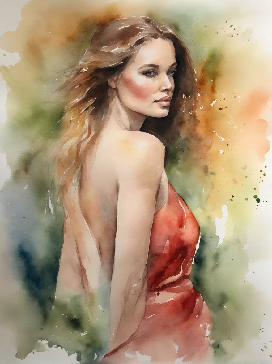 woman in lingerie walk street, seductive woman watercolor style, 4k artwork wallpaper, Attractive woman touching her between leg, beautiful watercolor girl, 4K watercolor style, Beautiful and seductive woman with her hand inside her bikini, Beautiful and attractive young woman. Art Wallpaper 4K