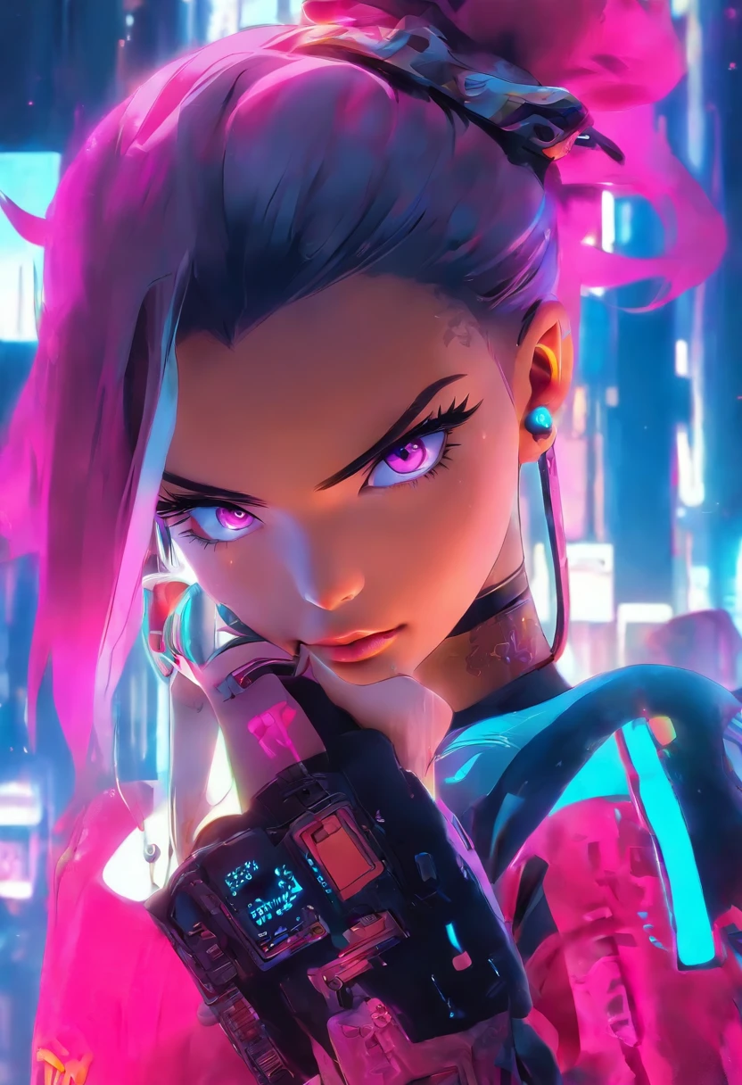 ((Beautiful girl with mobile phone in hand)) 4k 8k:: realistisch::4 Cyberpunk::1 --v 4 --quality 2