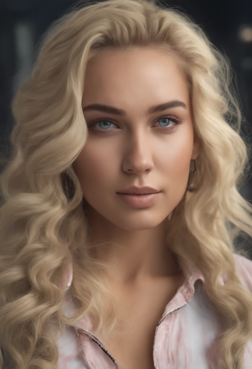 Femme blonde influenceurs tik tok