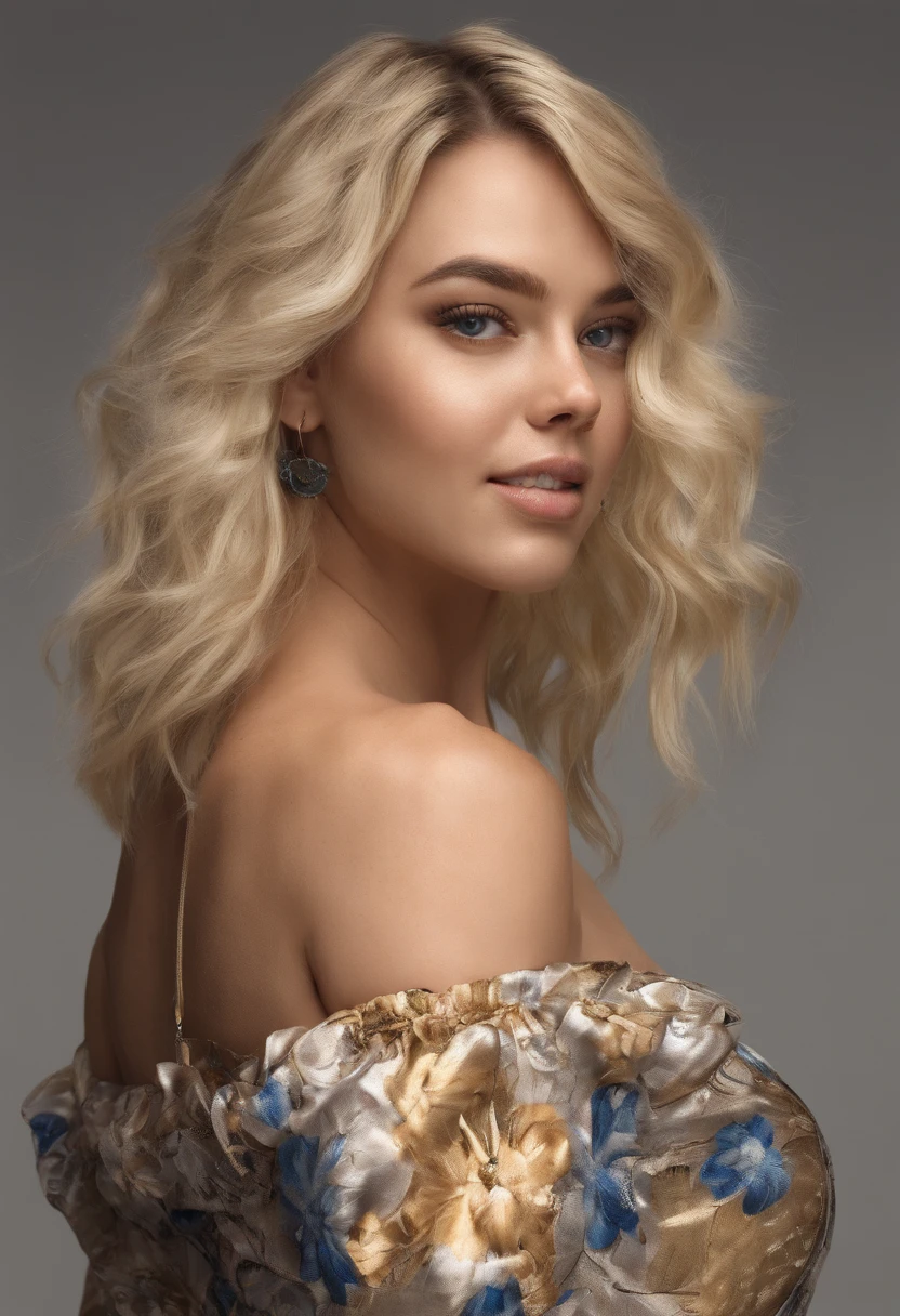 Femme blonde  influenceurs tik tok