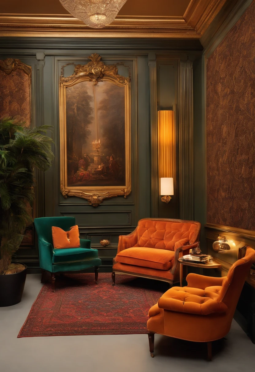 Office with a sofa an armchair Psychology office