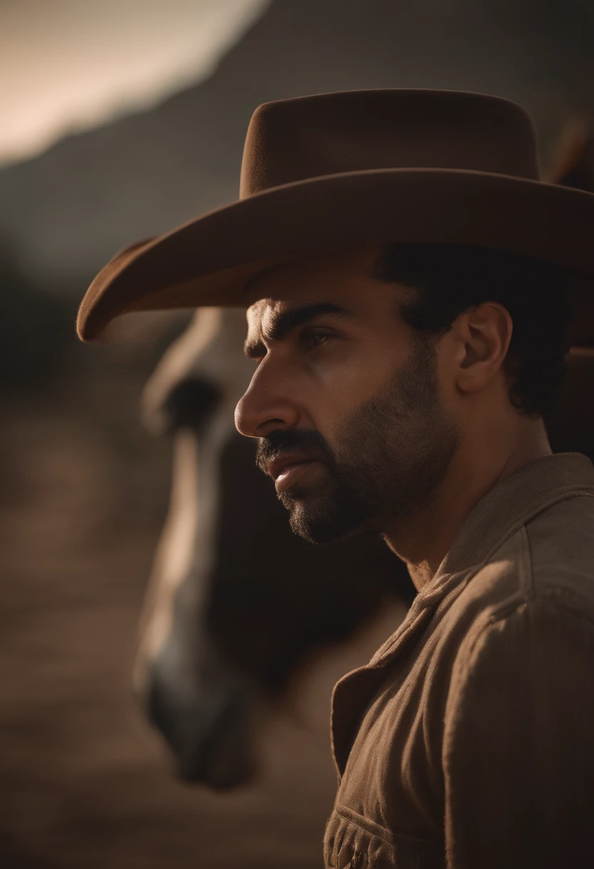 mohamed salah with cowboy hat on donkey