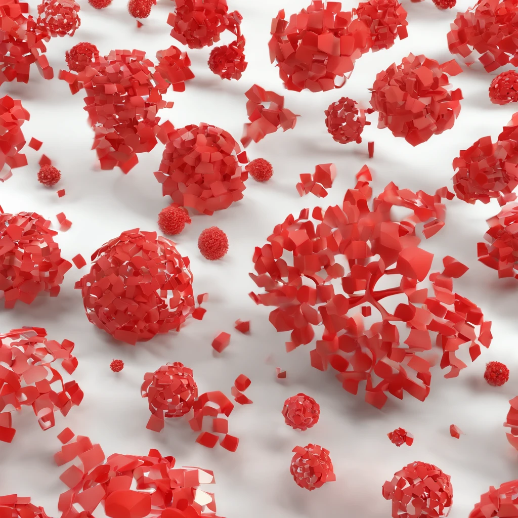 3 Red TNTs in a white background