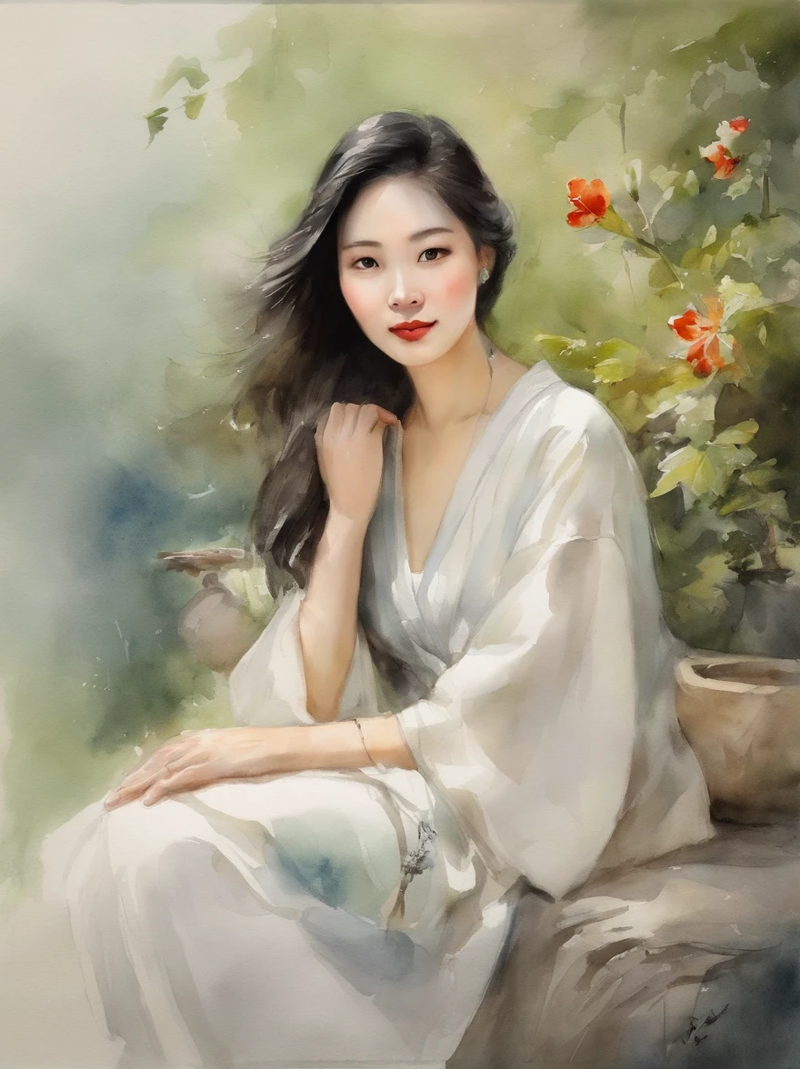 ((of the highest quality, 8K,Raw photo)), (Realistic, Photorealistic: 1.37), (Face Focus: 1.1), Small breasts, flat chest, Short hair, A Japanese Lady、20yr old、Japan idol system、(white sweatshirt: 1.1)、Skirt, Sitting, Arms up, From below, Sunlight, Movie Lighting,