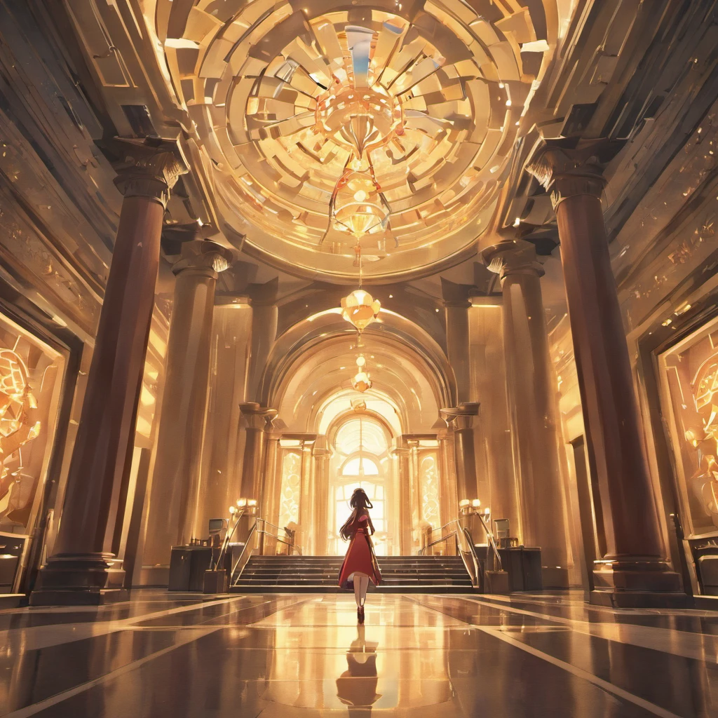 Architecture, hotel, lobby, morden, 8k,vietnam, surreal, ultra luxury – with beautiful lights, Unreal Engine, HQ, 16k