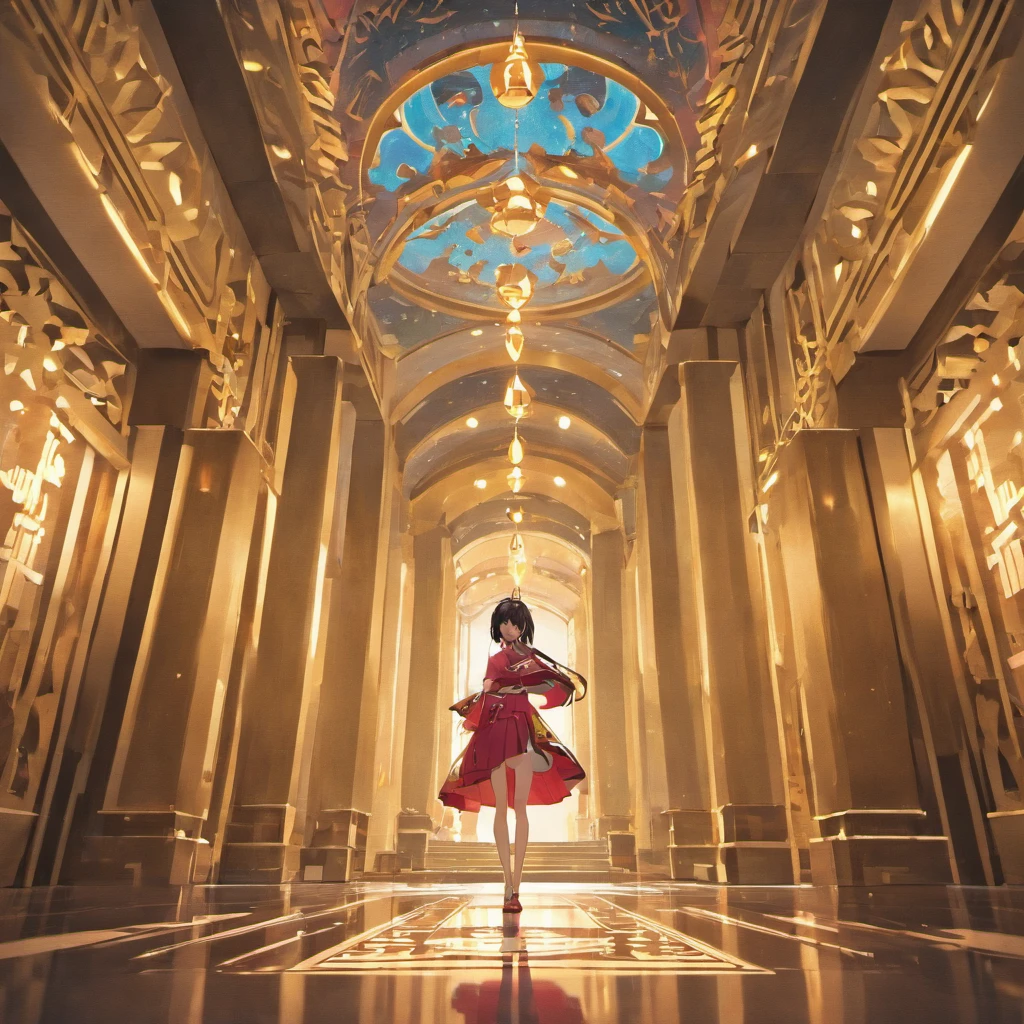 Architecture, lobby hotel, modern, 8k,vietnam, surreal, ultra luxury – with beautiful lights, Unreal Engine, HQ, 16k, ((masterpiece), (best quality), ultra high res, (raw photo:1.2), (photorealistic:1.4), Exceptional detail, dramatic lighting, highres, 8k, absurdres, solo, calligraphy_background,