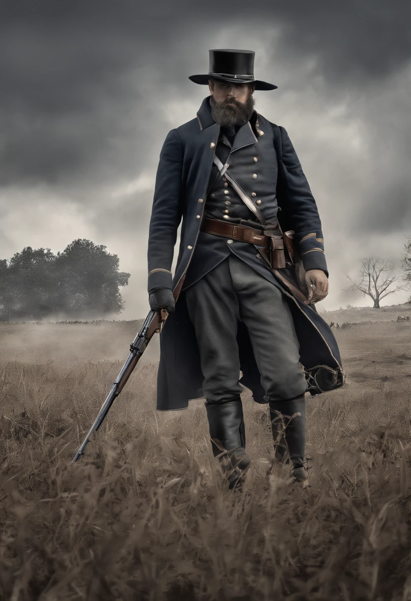 Battle of Gettysburg, American Civil War, Historical reenactment, Field of valor, Turning point, Civil War history, by GettysburgReenact -ar 16:9"