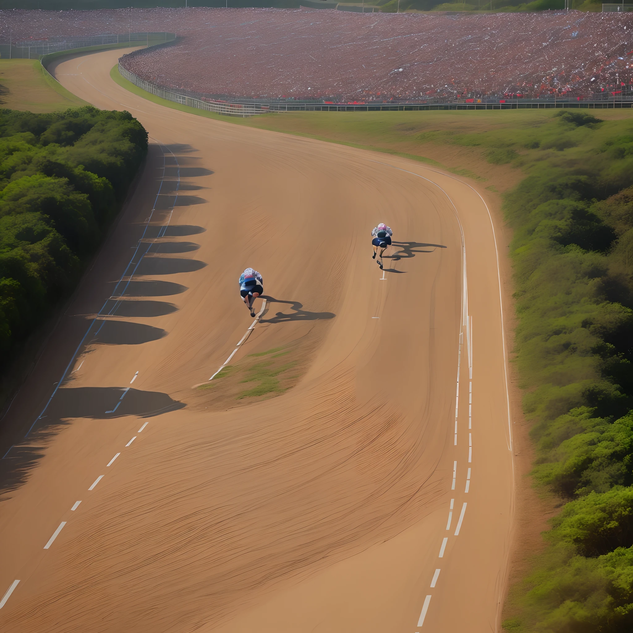 Imagem de um circuito de corrida