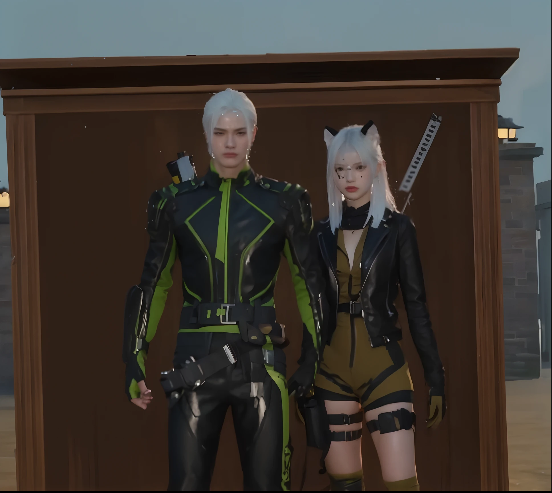 ((Best Quality, 8K, Masterpiece: 1.3)), Sharp: 1.2, Perfect Body Beauty: 1.4, Slim Abs: 1.2, ((Layered Hairstyle, Big Breasts: 1.2)), (Wet White Button Long Shirt: 1.1), (Rain, Street: 1.2), Wet: 1.5, Highly detailed face and skin texture, detailed eyes, double eyelids, side face looking at the camera