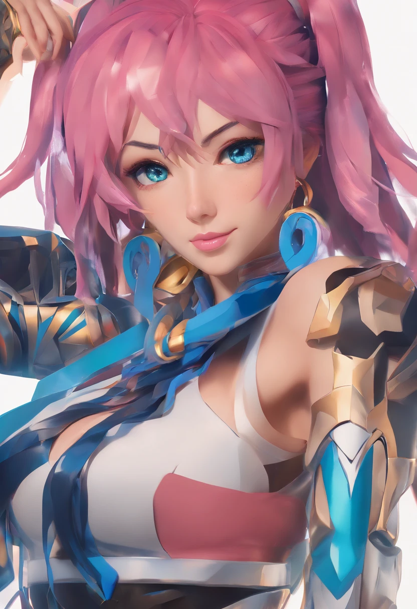 Leona Heidern,blue hair ponytail,Ikari Warriors team,Mini bikini,oil painting,beautiful detailed eyes,beautiful detailed lips,long eyelashes,(best quality,4k,8k,highres,masterpiece:1.2),ultra-detailed,realistic:1.37,HDR,studio lighting,physically-based rendering,vivid colors,bokeh,portraits