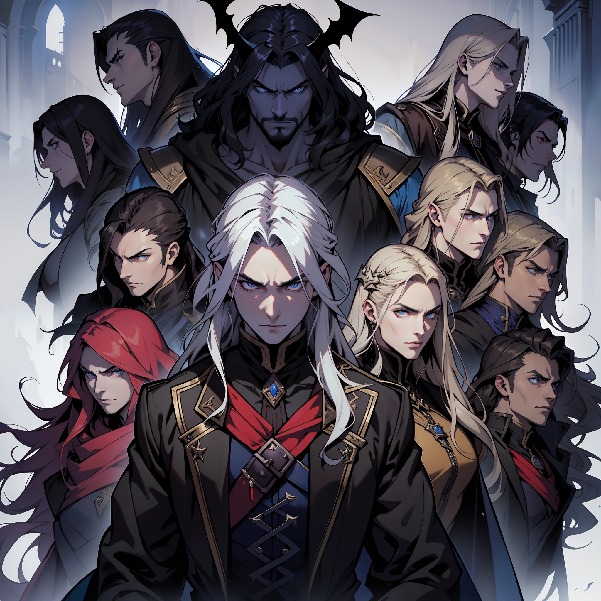 Castlevania Lord of Shadows hyper réaliste super détaillé visage portrait Lord Dracula leading troops army of demons to battle sharp détails cinématique scènes movie Epic Legendary