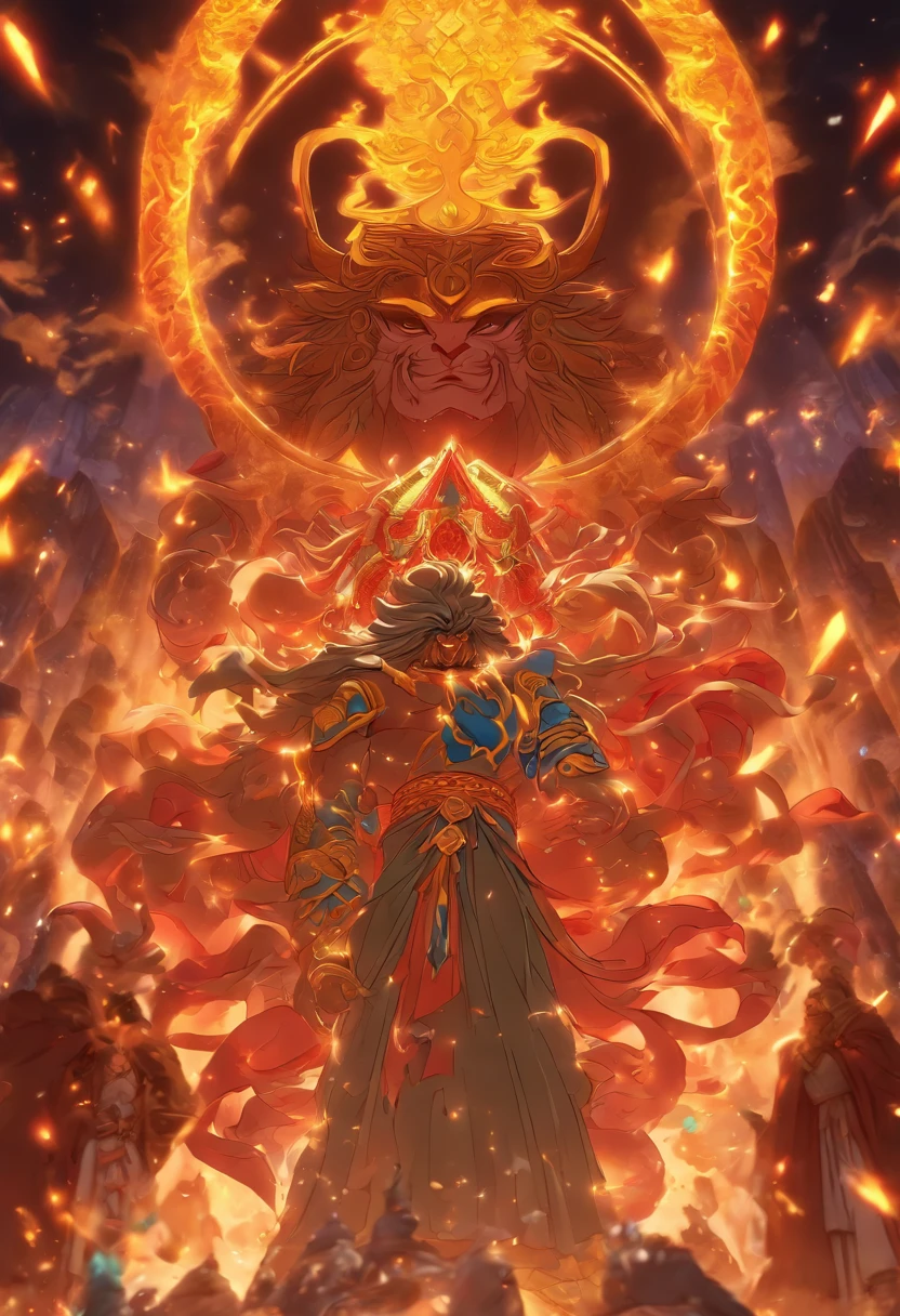 (((Persian God))) best quality, ultra-high resolution, 4K detailed CG, master piece, ANGRA MAINYU,god of destruction and darkness, Persian clothing,Persian Mythology, Iran,Persian temple, Persian painting style, aesthetics , Beautiful image, depth of field, centered on the screen
