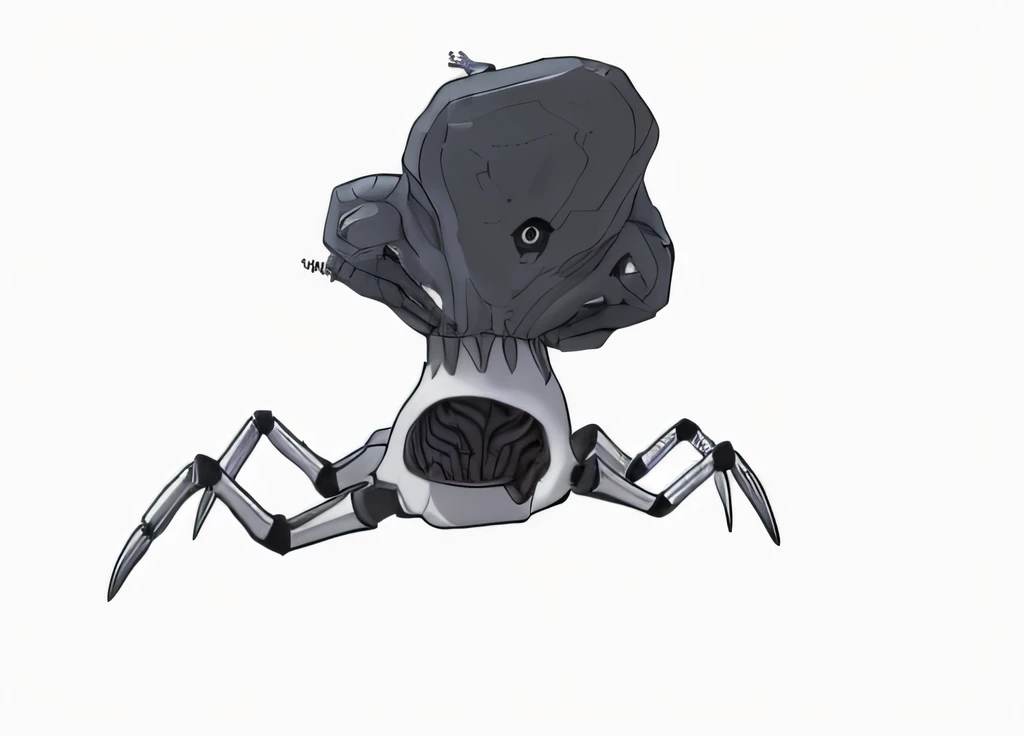 There's a cartoon of a giant squid with a human body, elefante - criatura caranguejo, anthropomorphic crab, alien creature, conceito de criatura realista, Cefalópode Kaiju, polvo ciborgue, uma aranha gigante feia, arachnid, Criatura do mar profundo, criatura assustadora, bizarre alien creature, criatura assustadora, Criatura das sombras penumbral