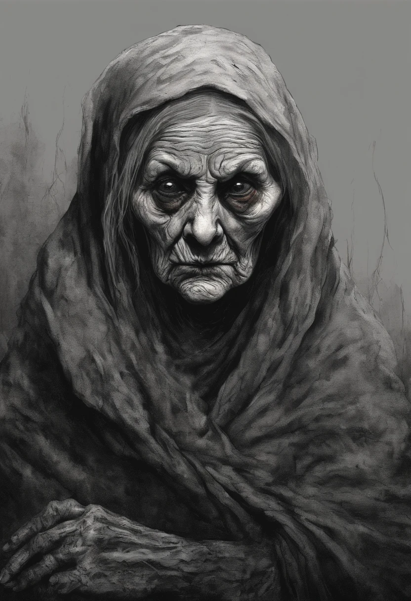 very old woman