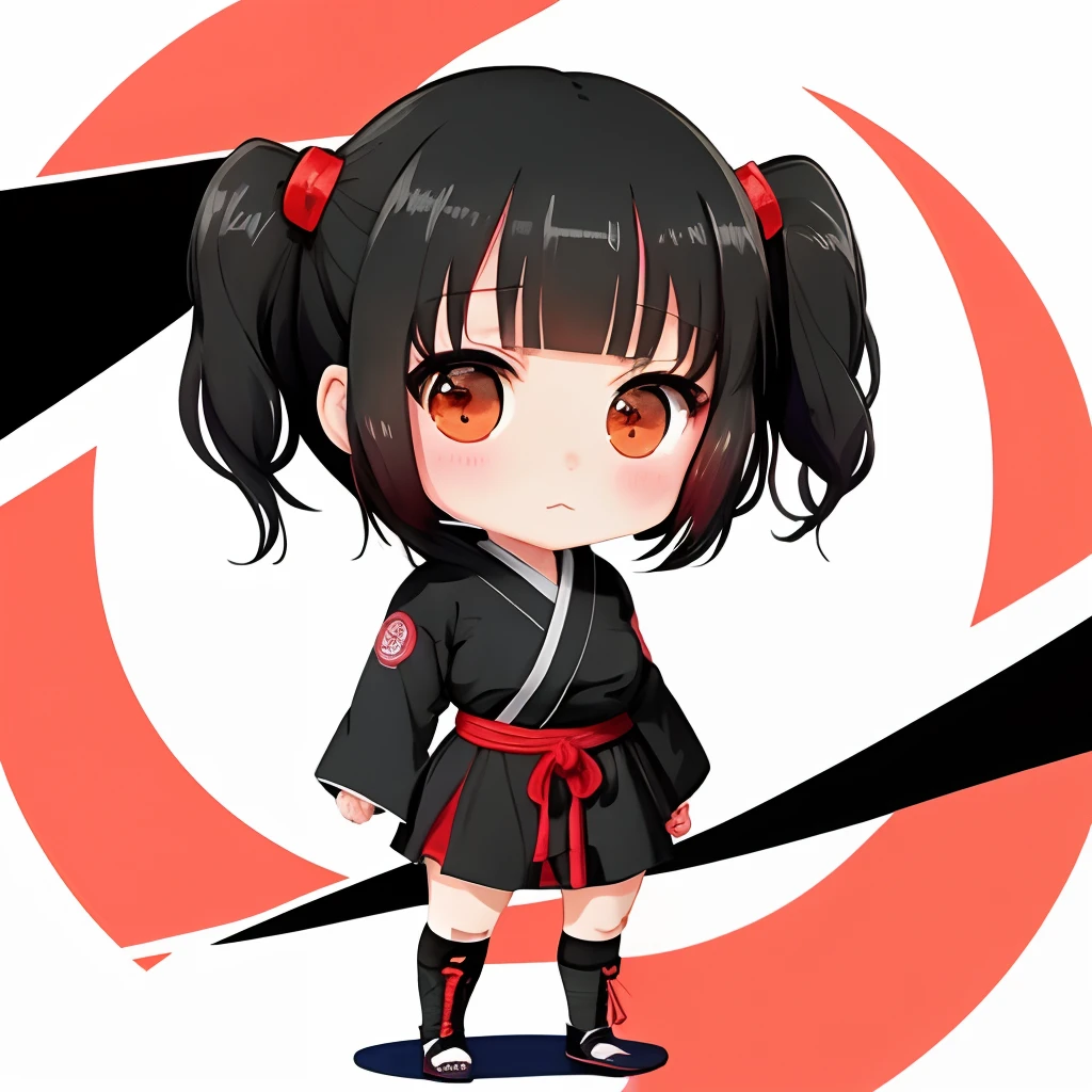 Anime Jujutsu Kaisen Style、an anime girl、Chibi Girl、1:1 Style、kawaii