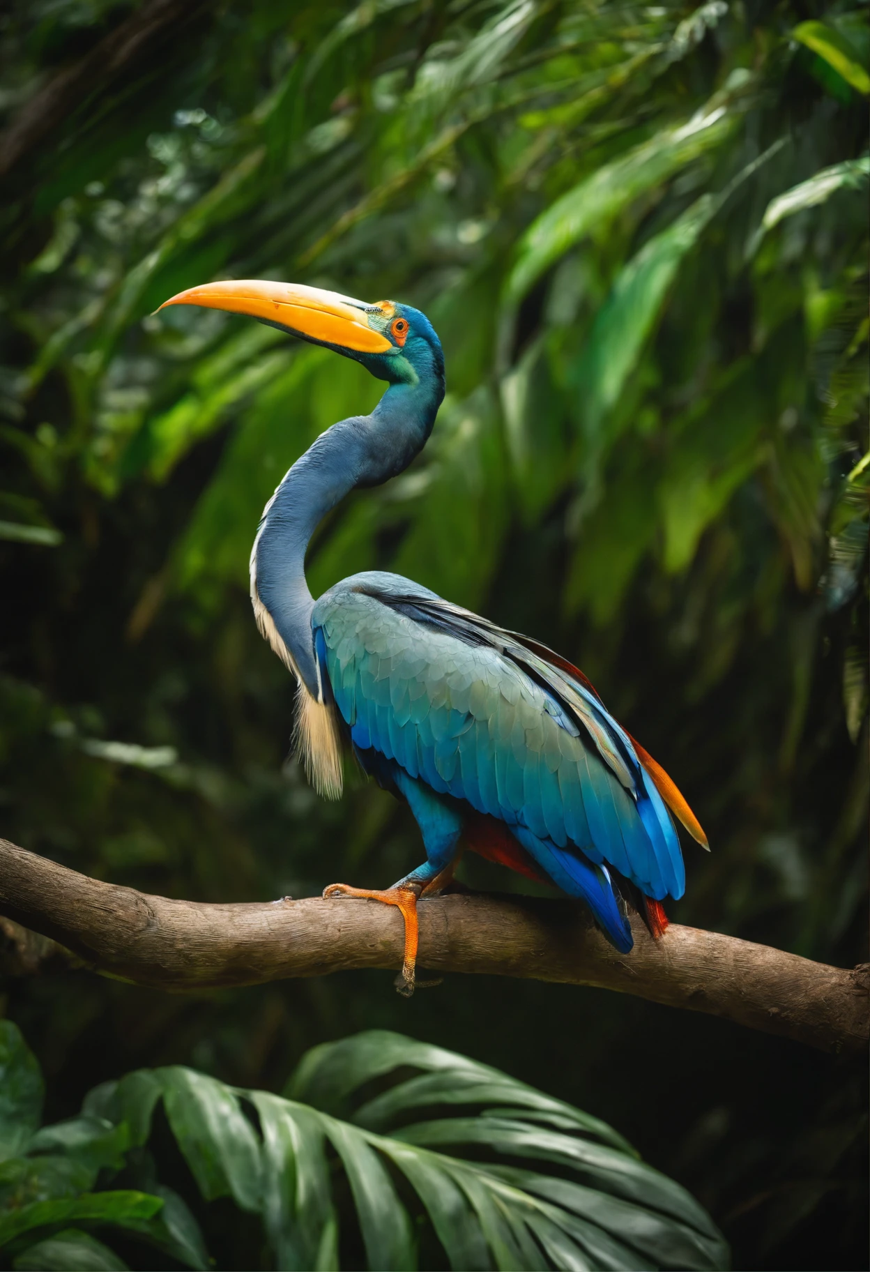 floresta amazonica, birds, rio, arvores, animais, cores brilhantes