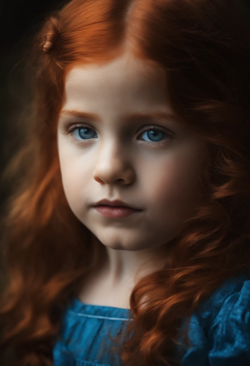 girls REDHEADS WITH STRAIGHT HAIR ON HEAD ENGRAVS BLUE COLOR, praying, fundo vermelho,