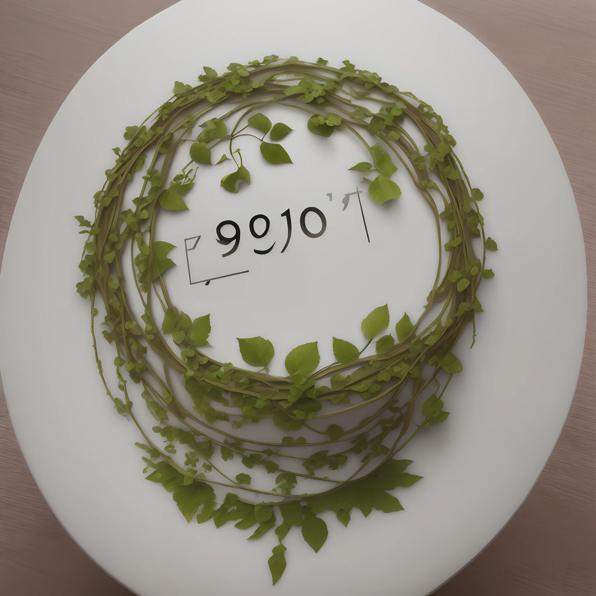 rose with “999” written with vines in the middle