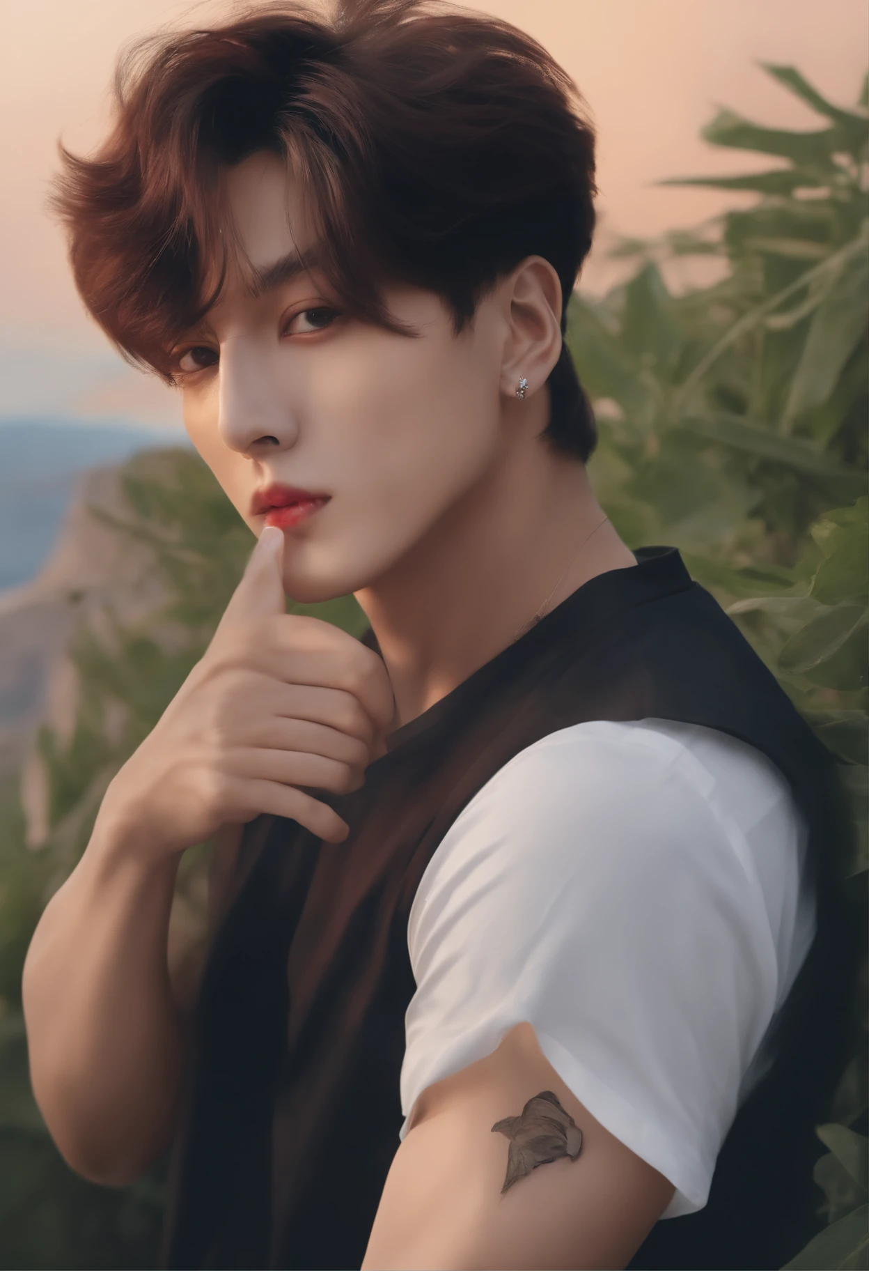 Jeon Jungkook fumando